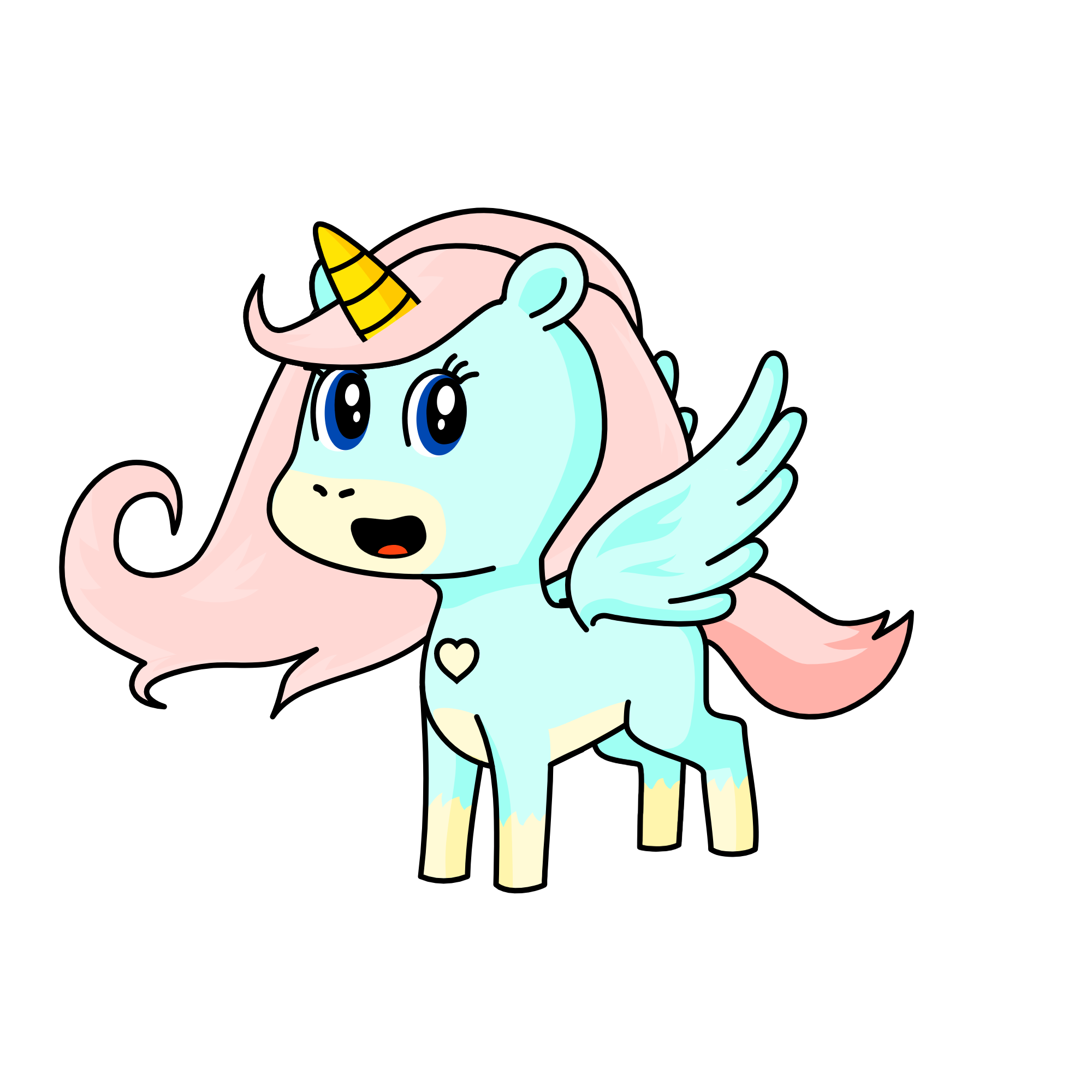 Cotton Candy, the unicorn