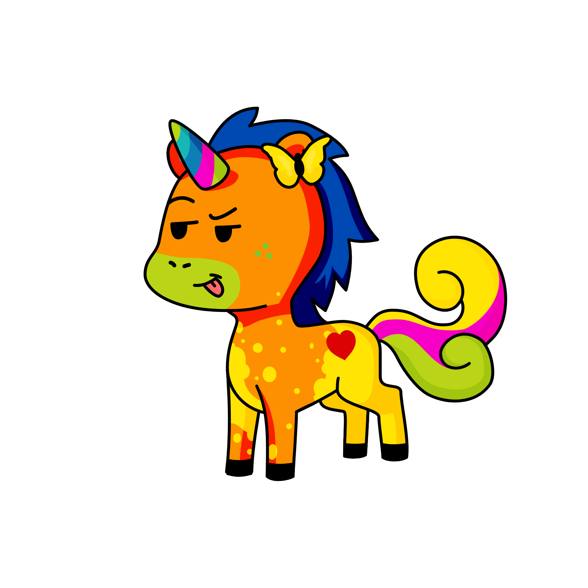 Bossy, the unicorn