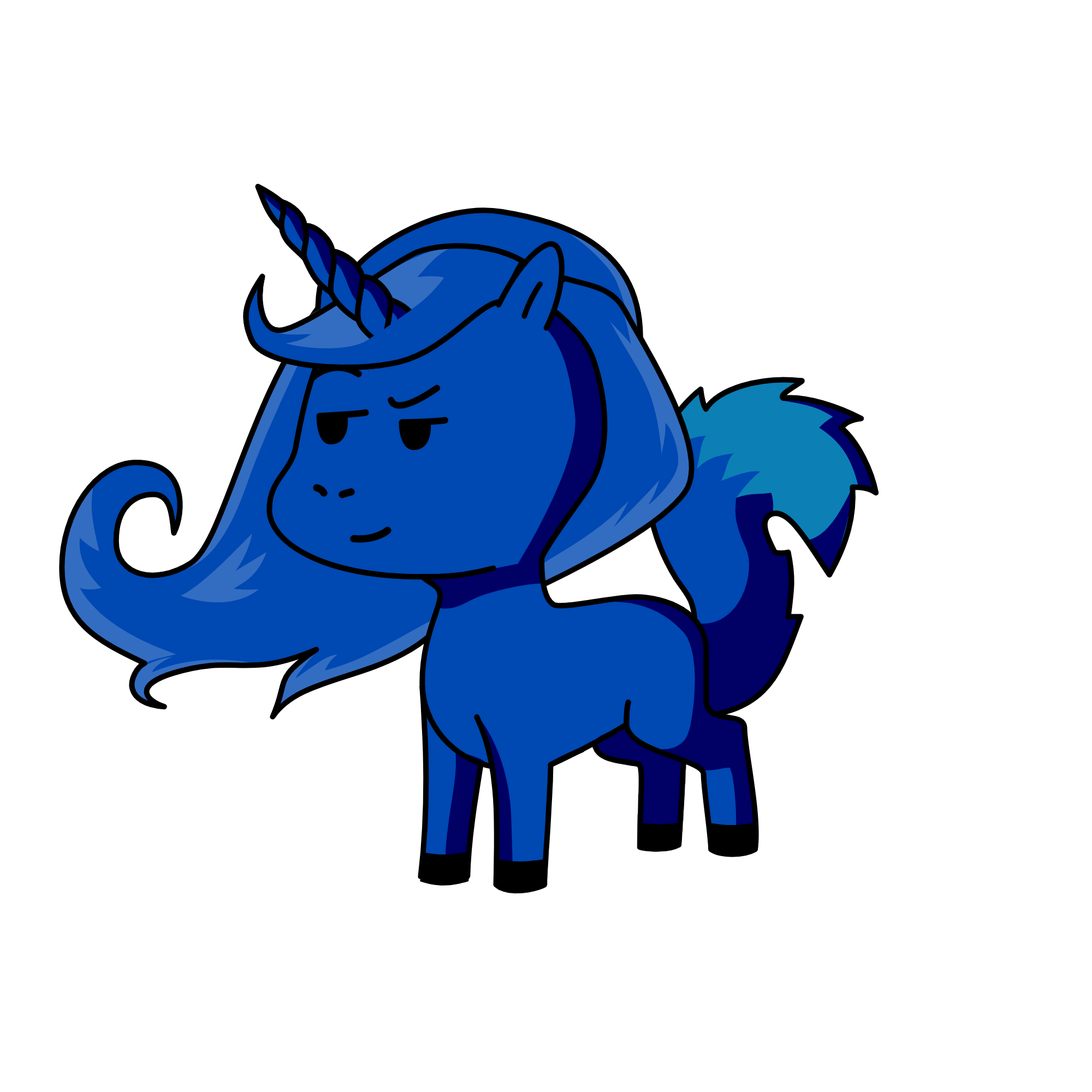 Rainbowwie, the unicorn
