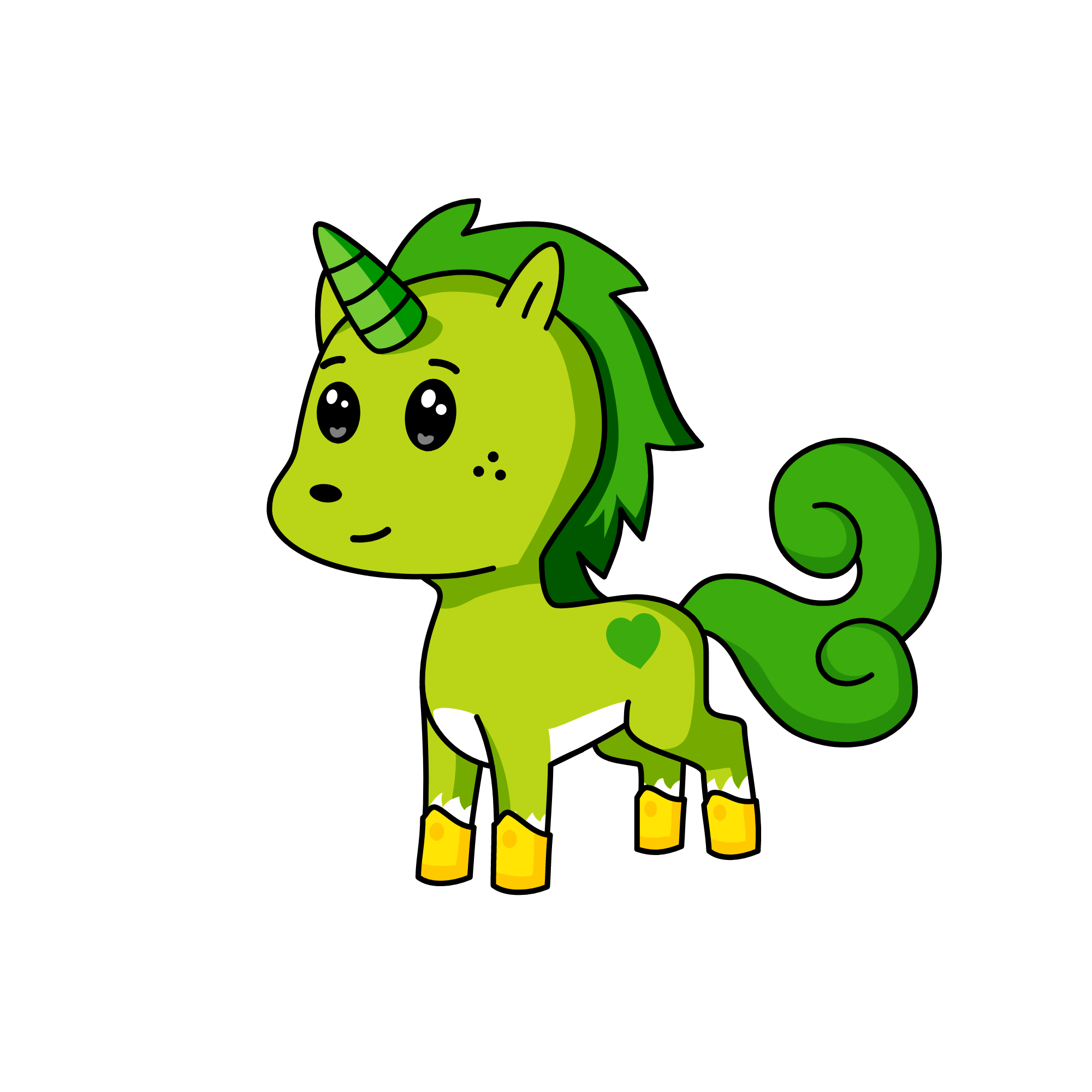 Leaf, the unicorn