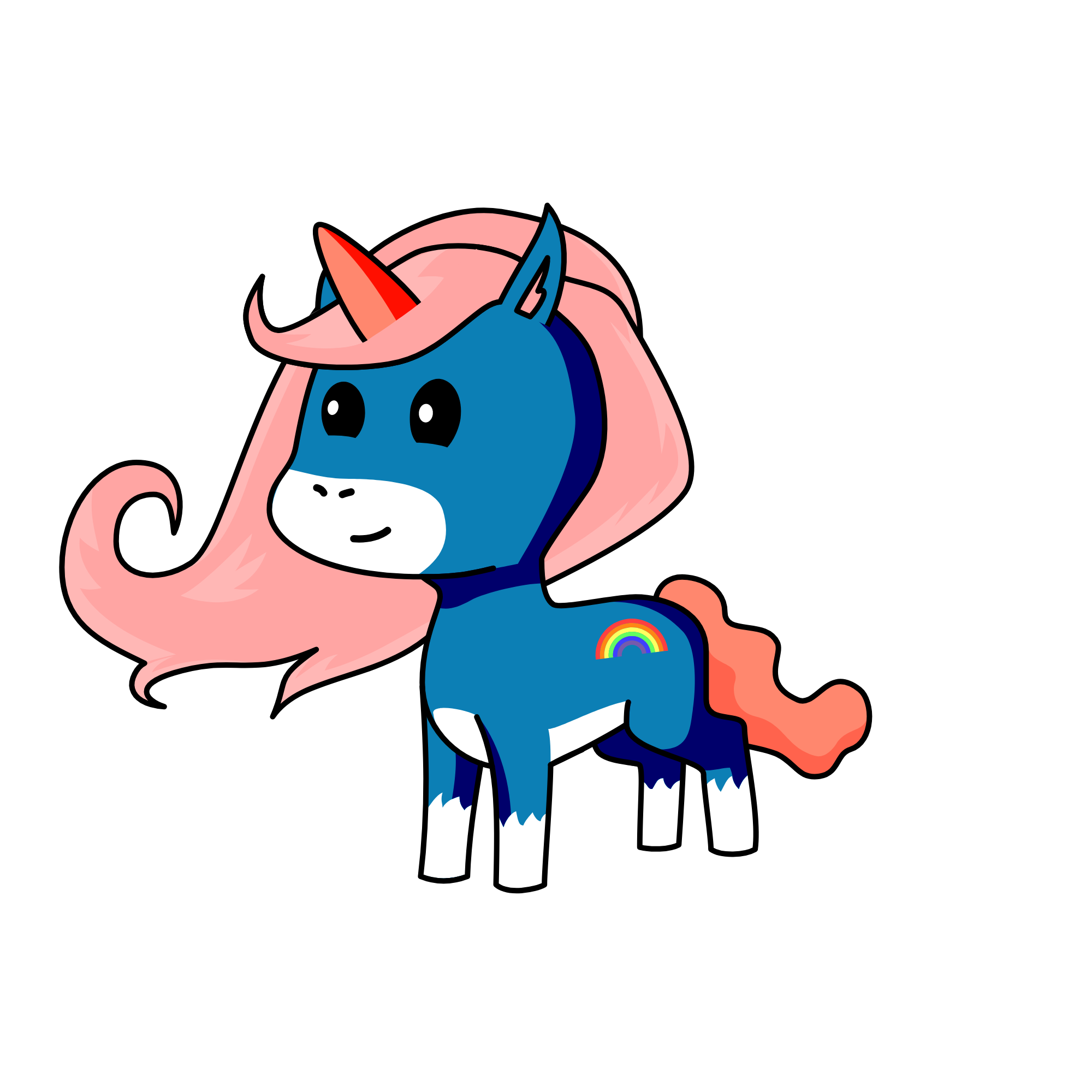 Cutie, the unicorn