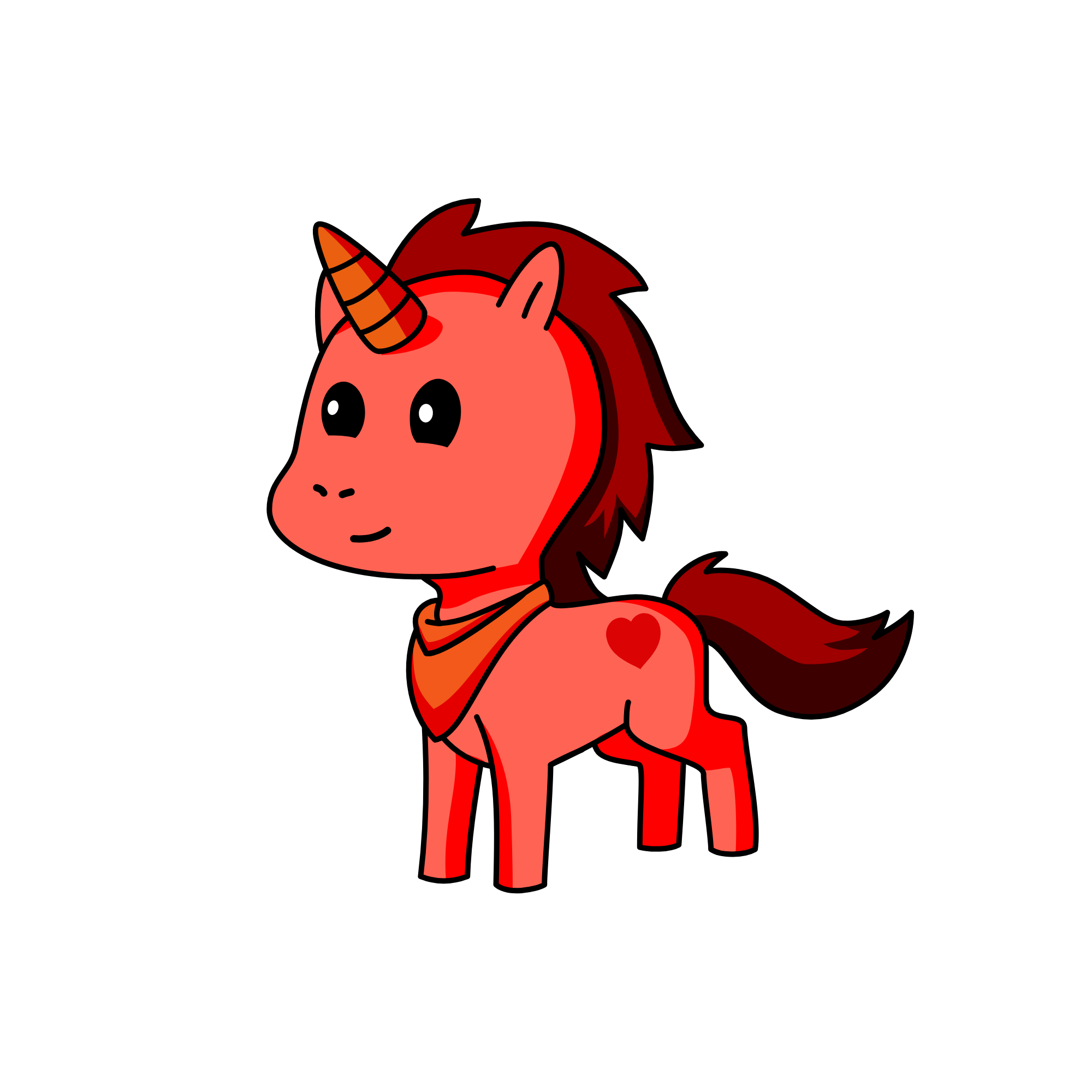 Flame, the unicorn