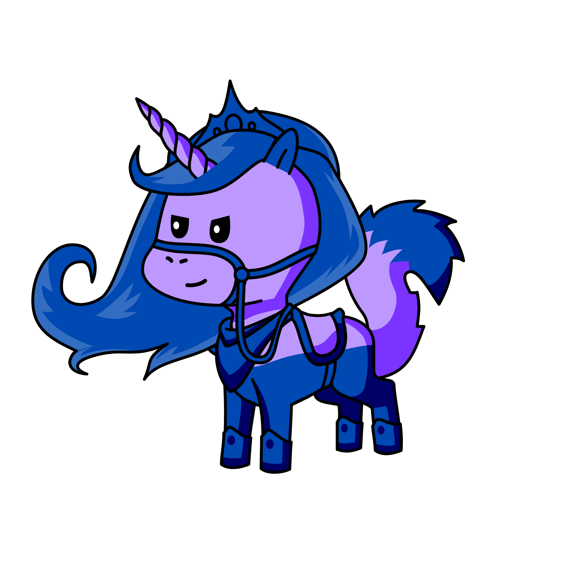 Snow, the unicorn