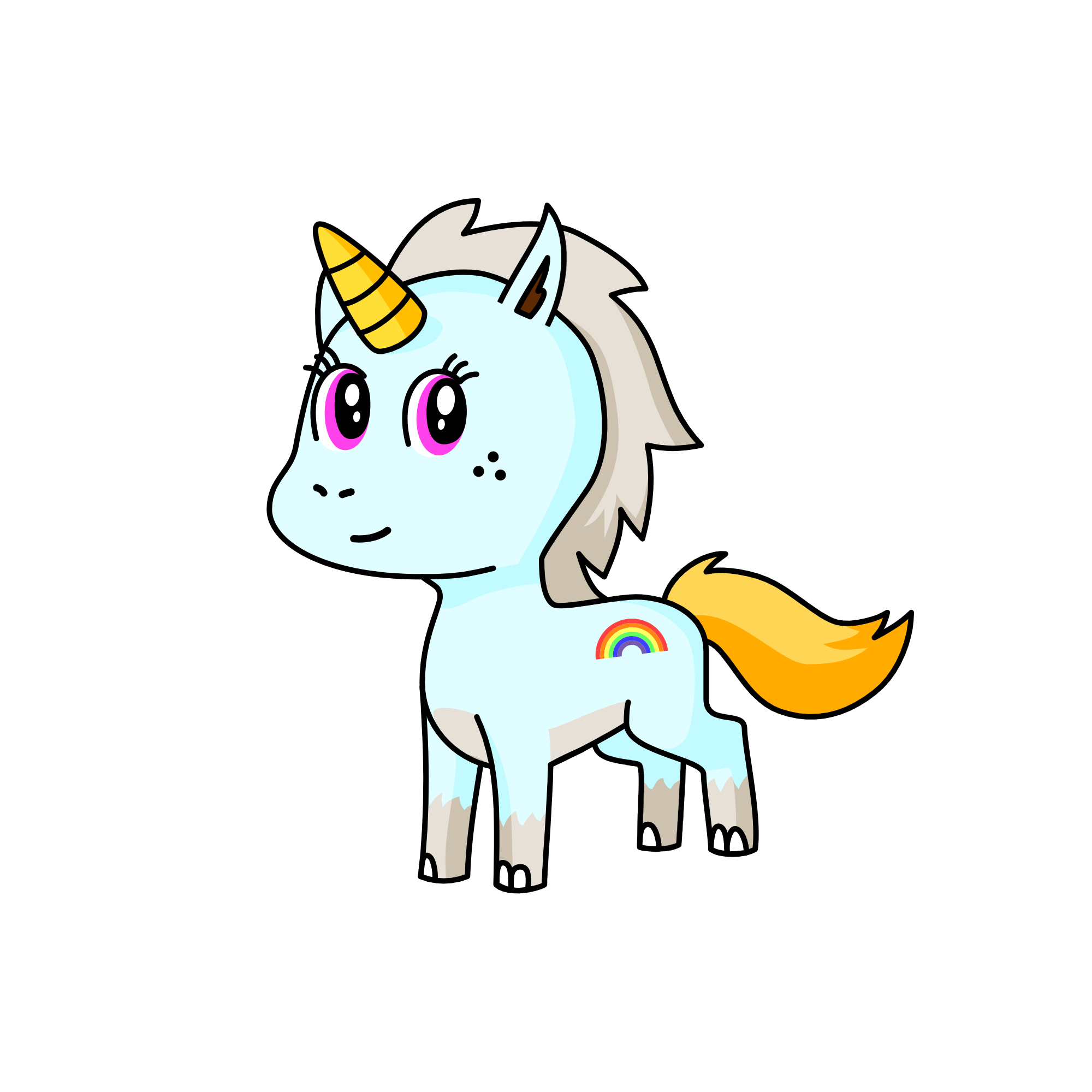 Glacy, the unicorn