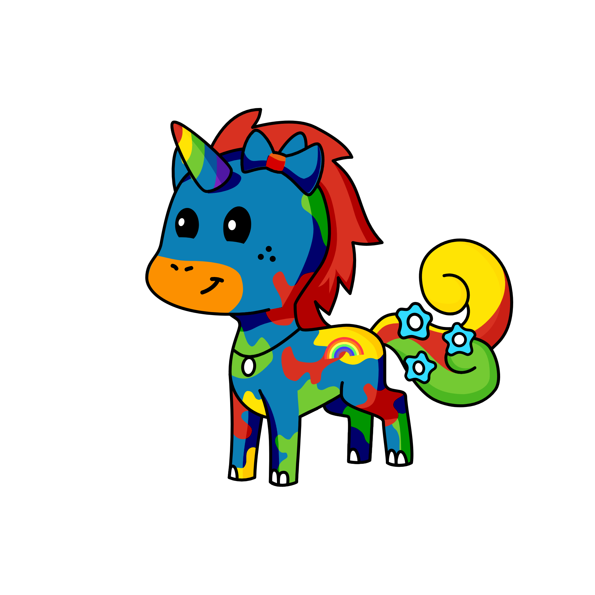 rainbow, the unicorn