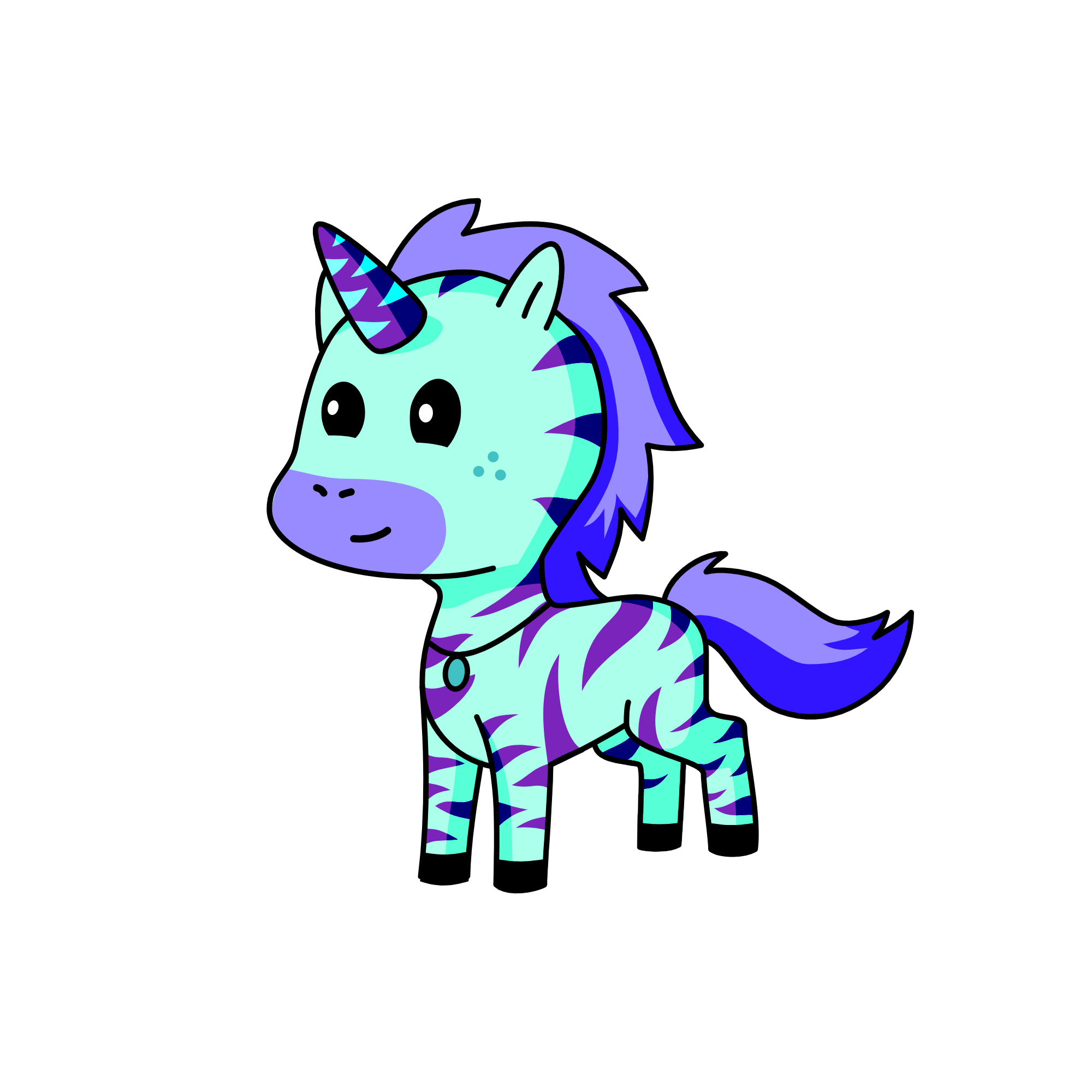 Ice dancer, the unicorn