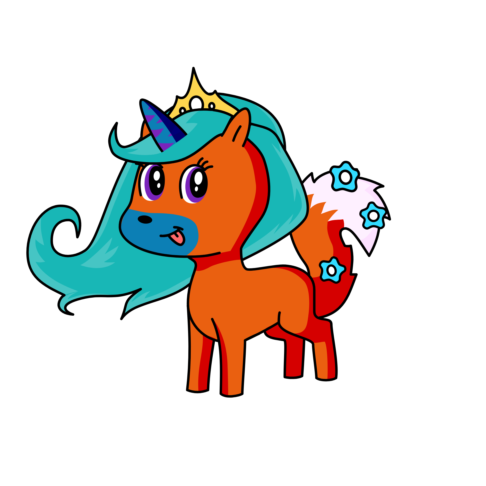 Fox, the unicorn