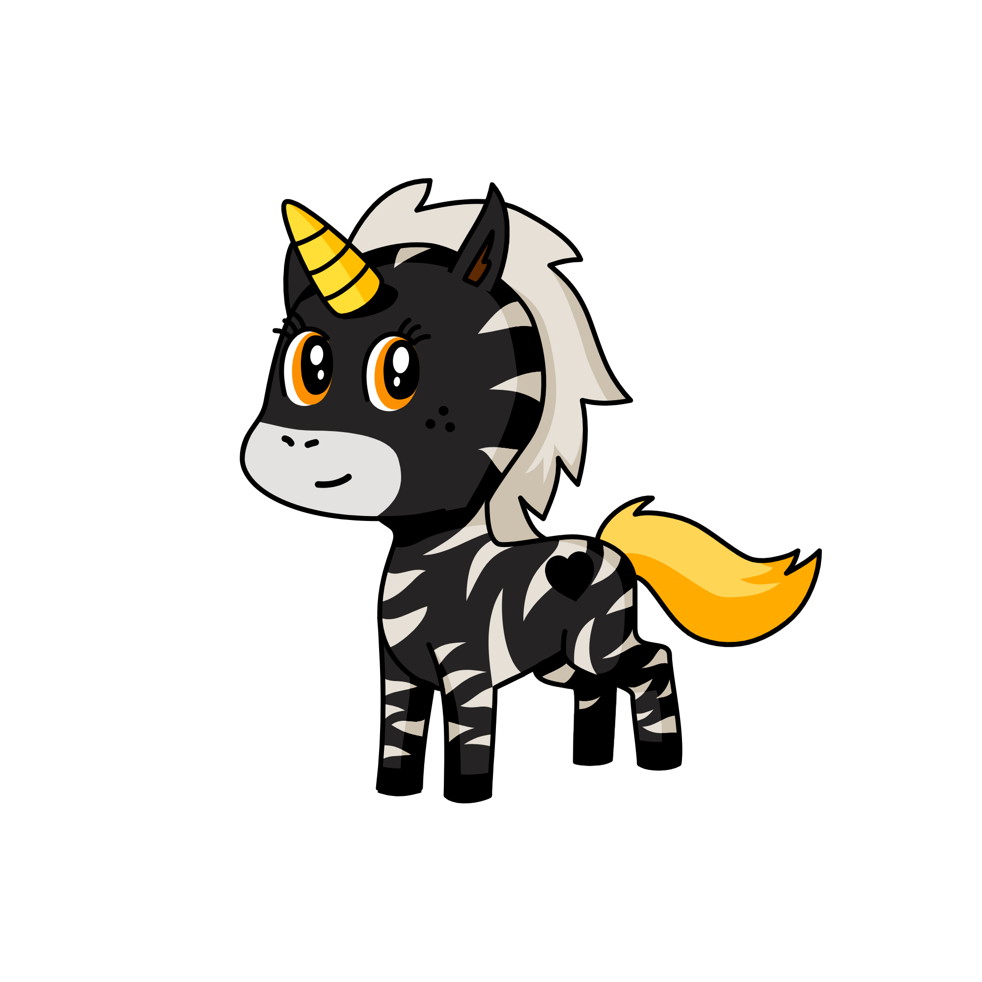 Nu, the unicorn