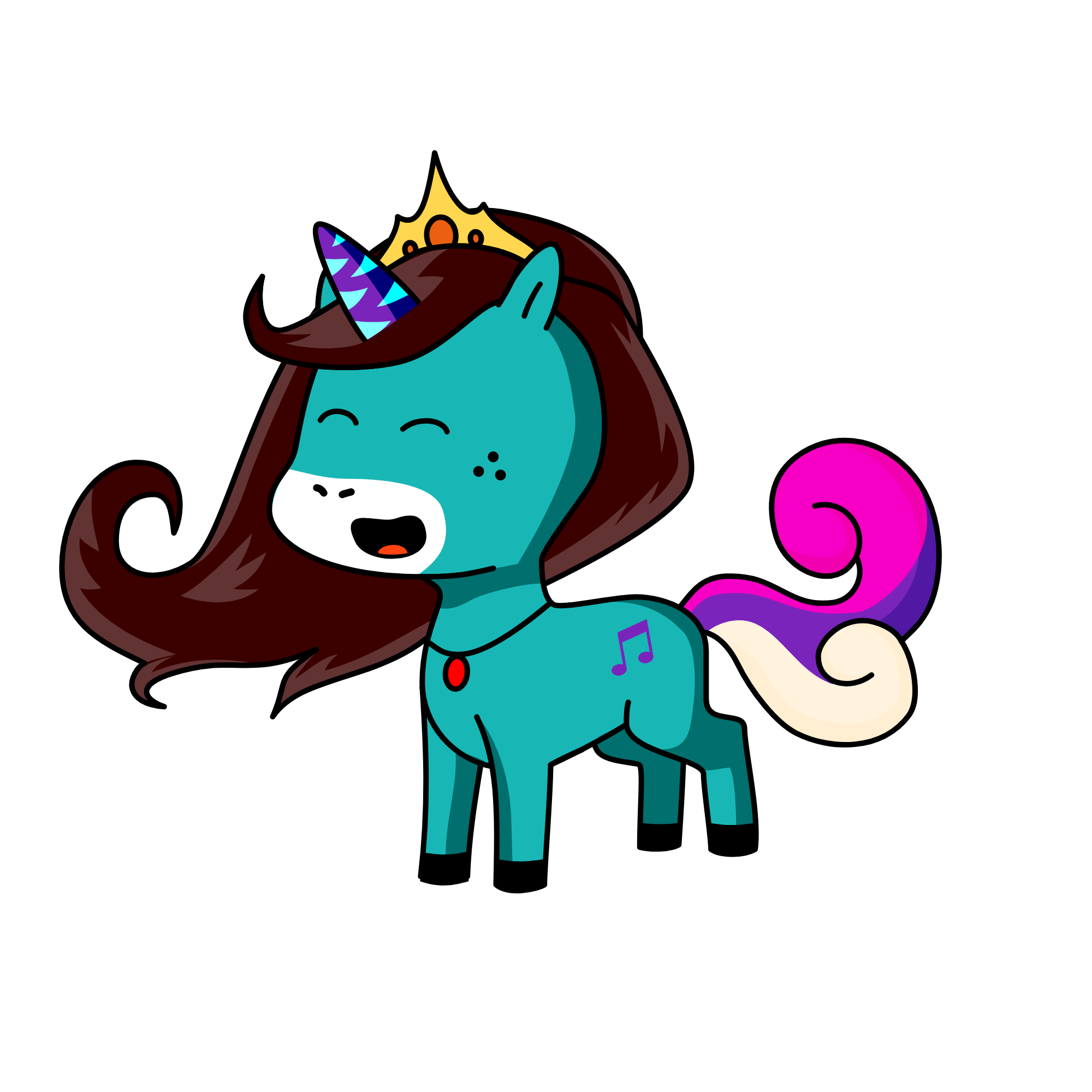 Melody, the unicorn