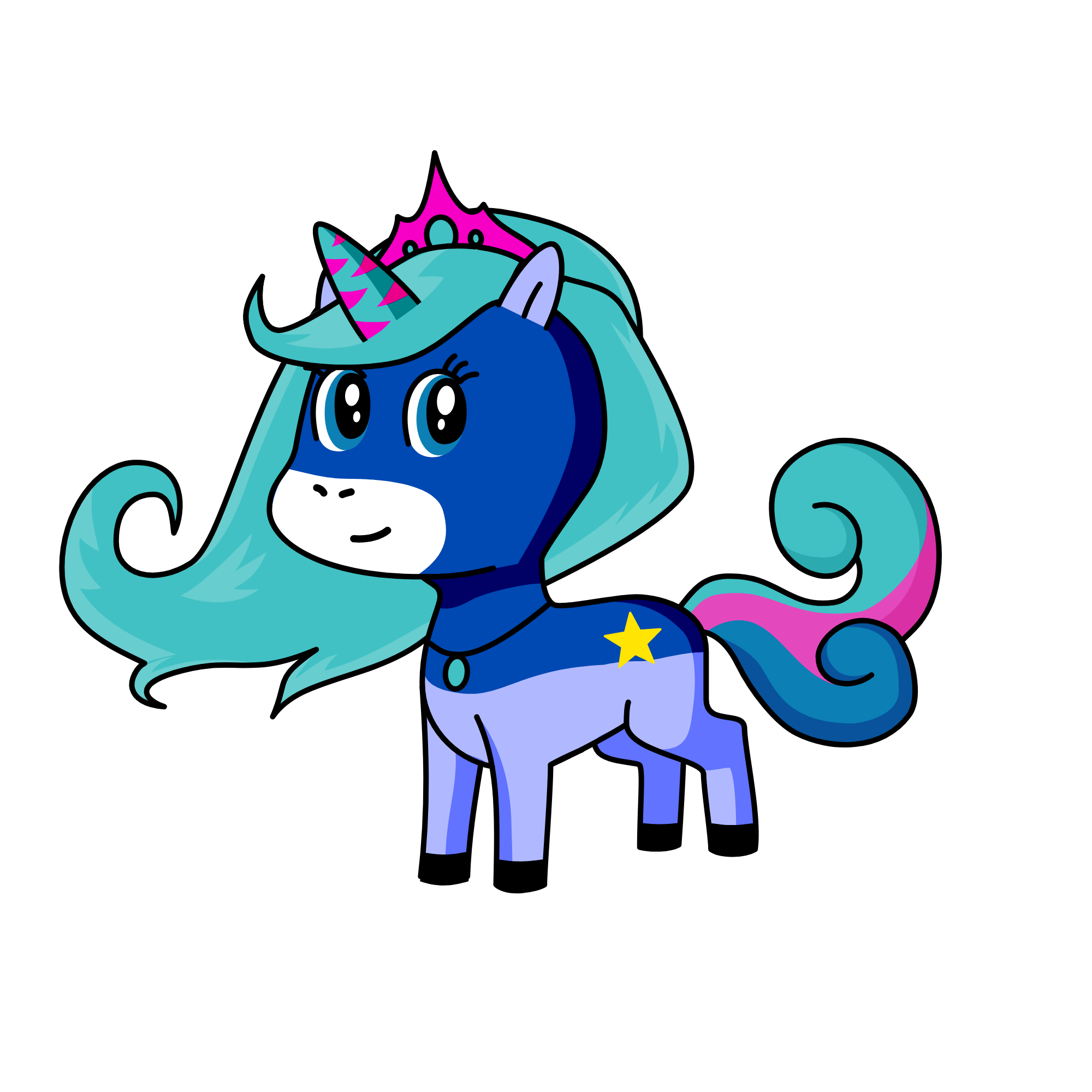Midnight, the unicorn