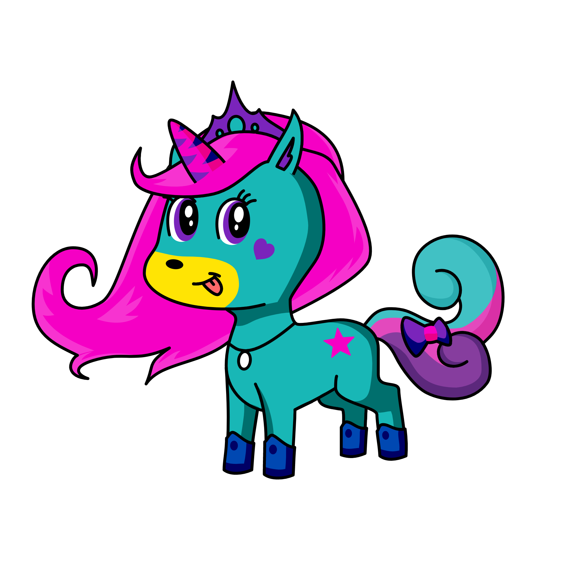 Mittens, the unicorn