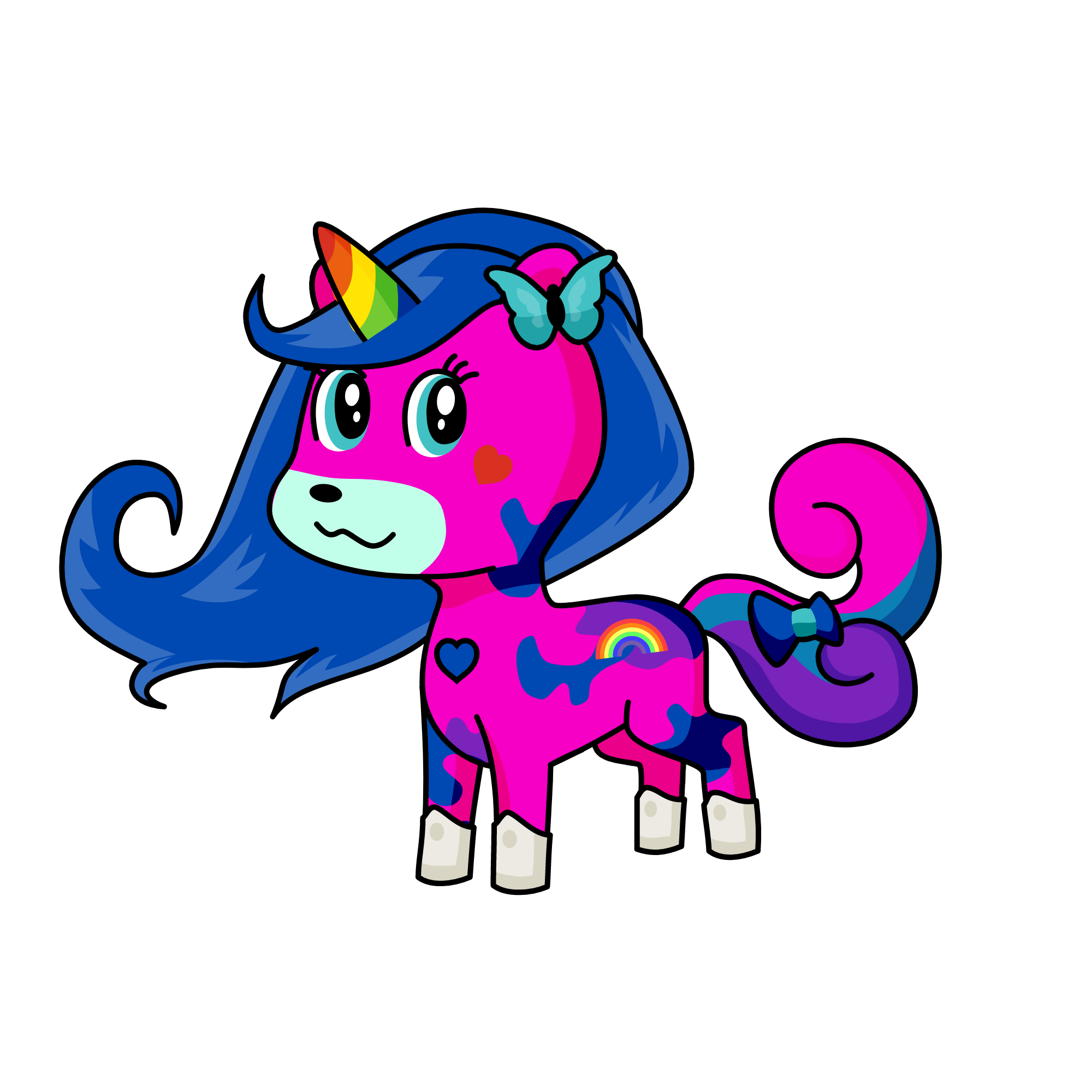 Queen Alanna star, the unicorn
