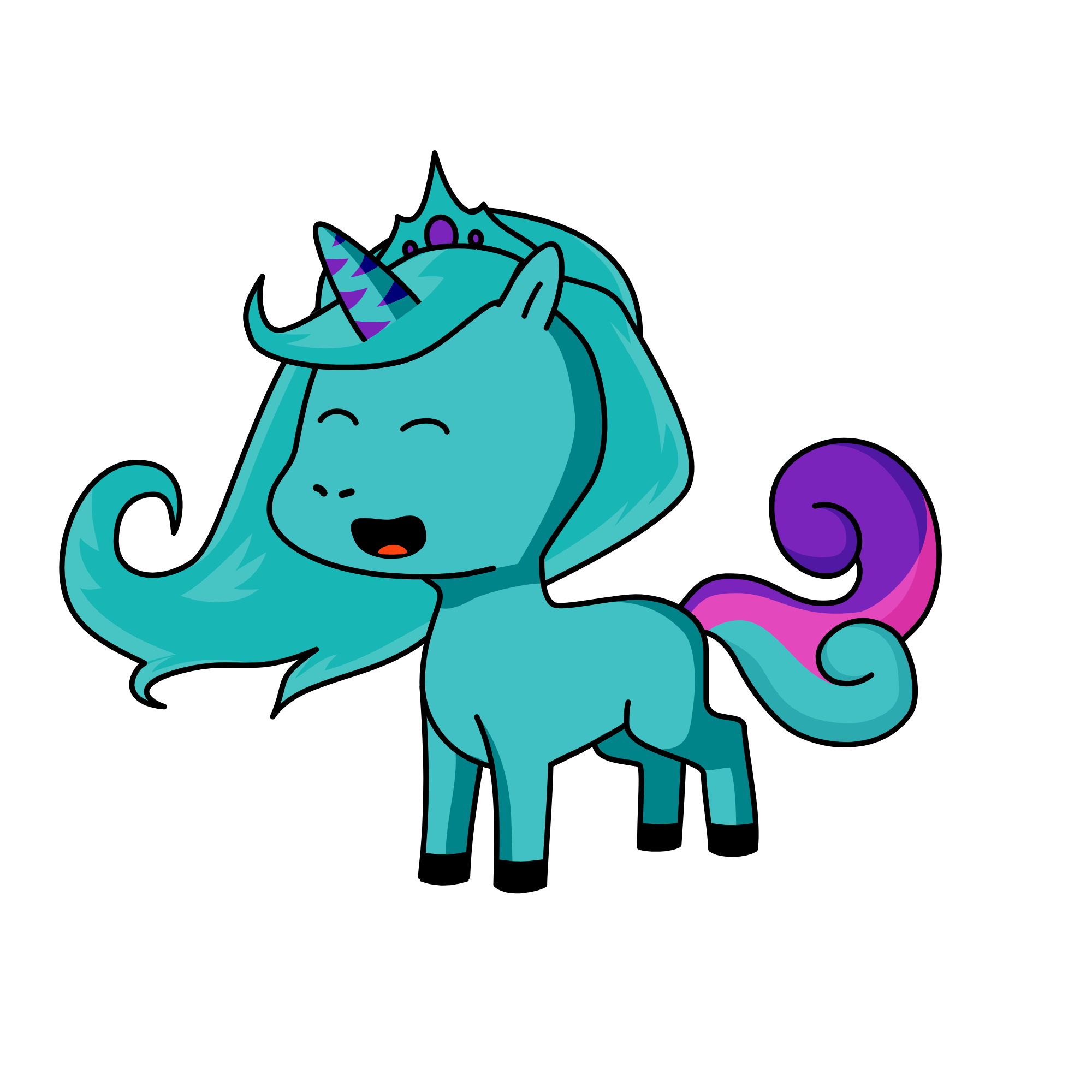 Aquarius, the unicorn