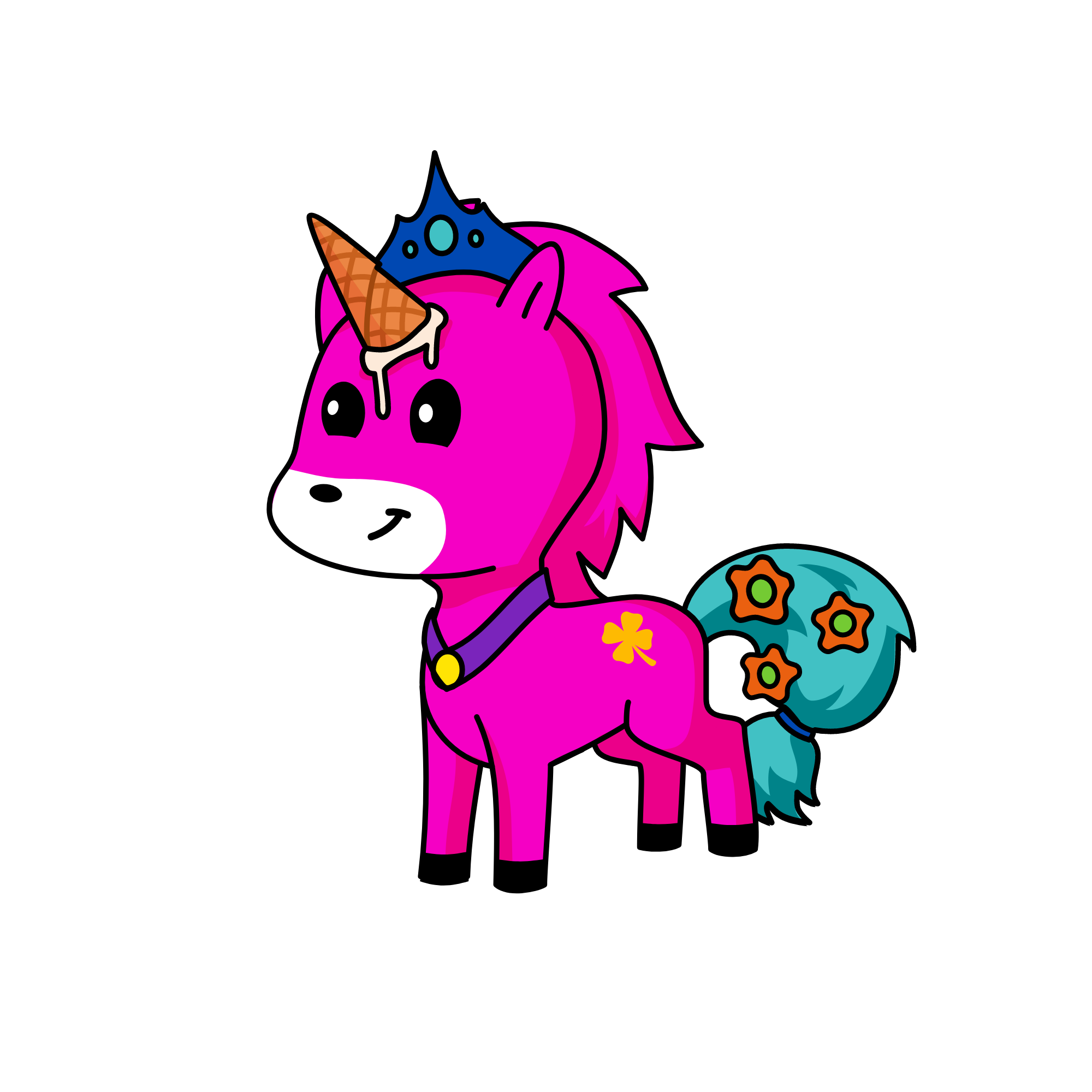 yay my first unicorn, the unicorn
