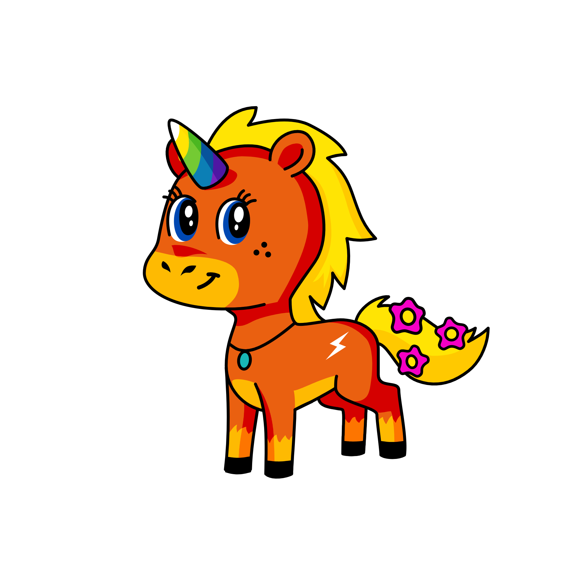 Piggy Winkle, the unicorn