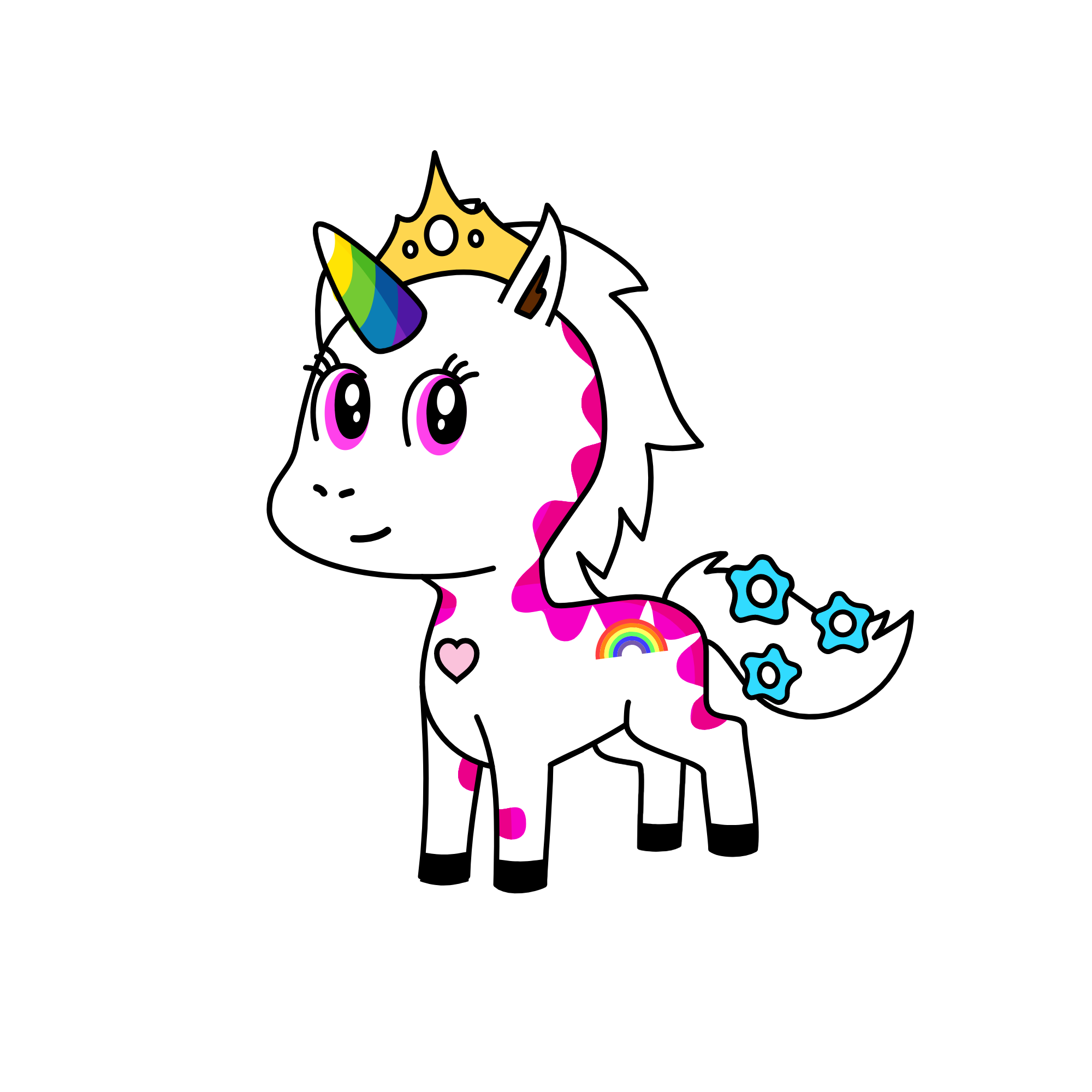 queenies unicorns, the unicorn