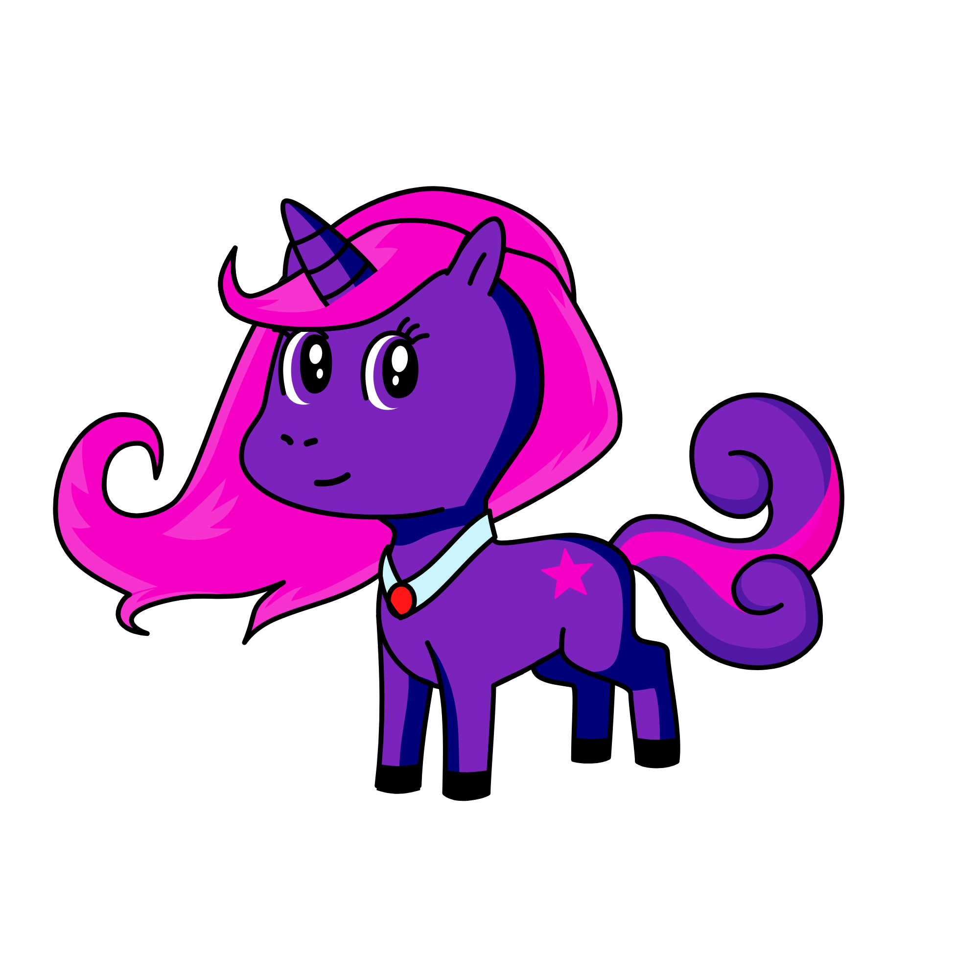 cat, the unicorn