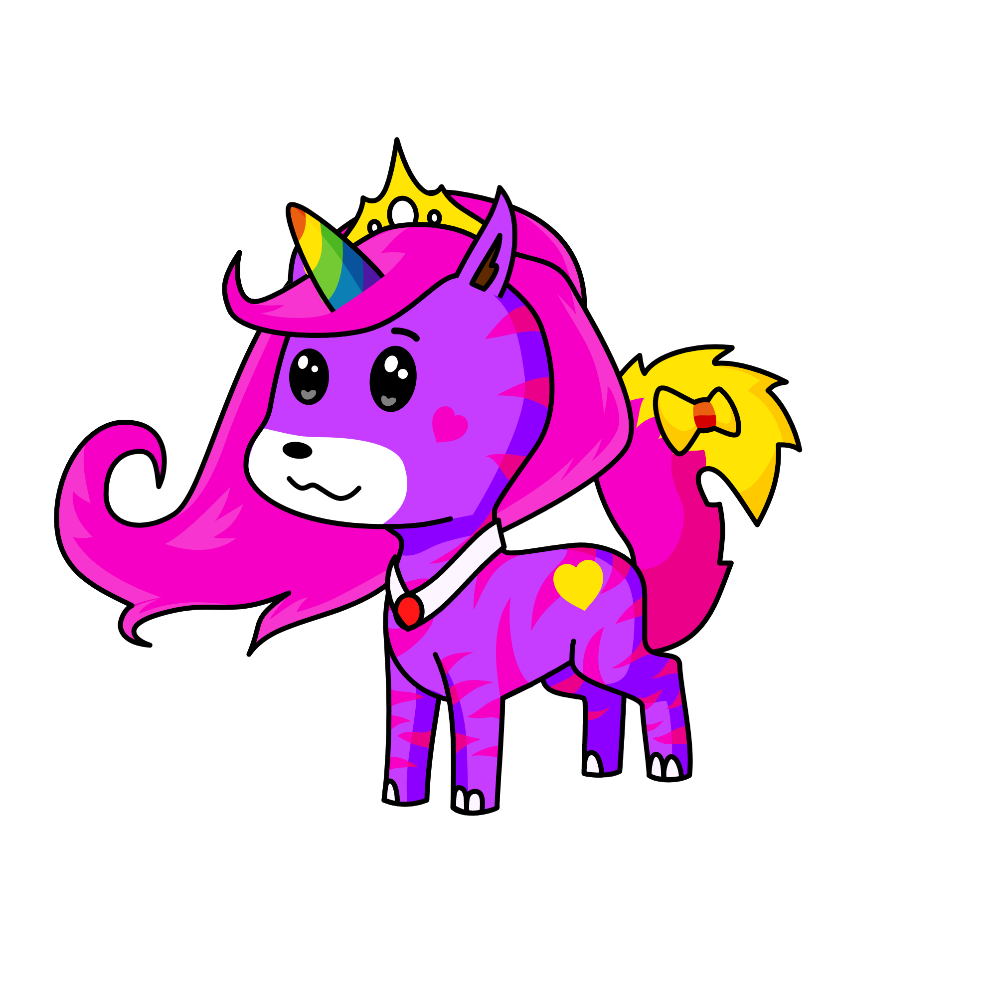 Rainbow Unicorn, the unicorn