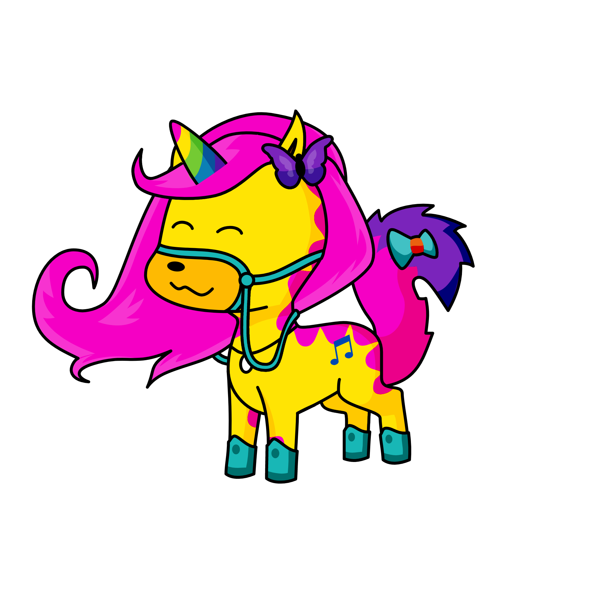 Sky, the unicorn