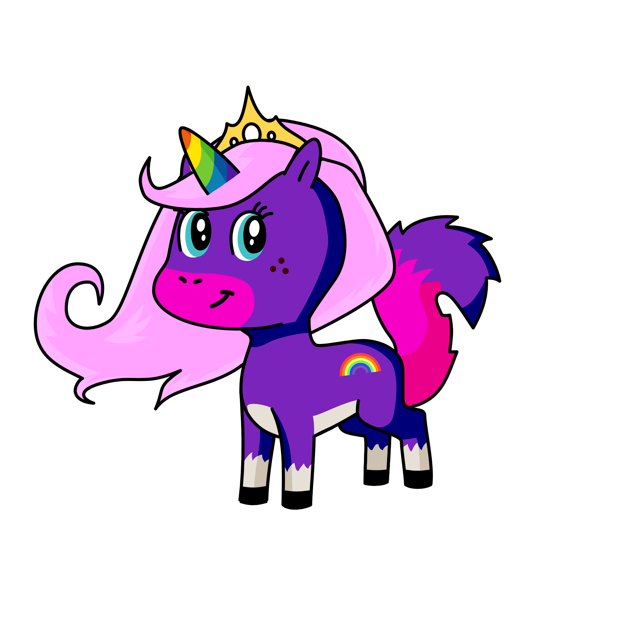 Princess Purink, the unicorn