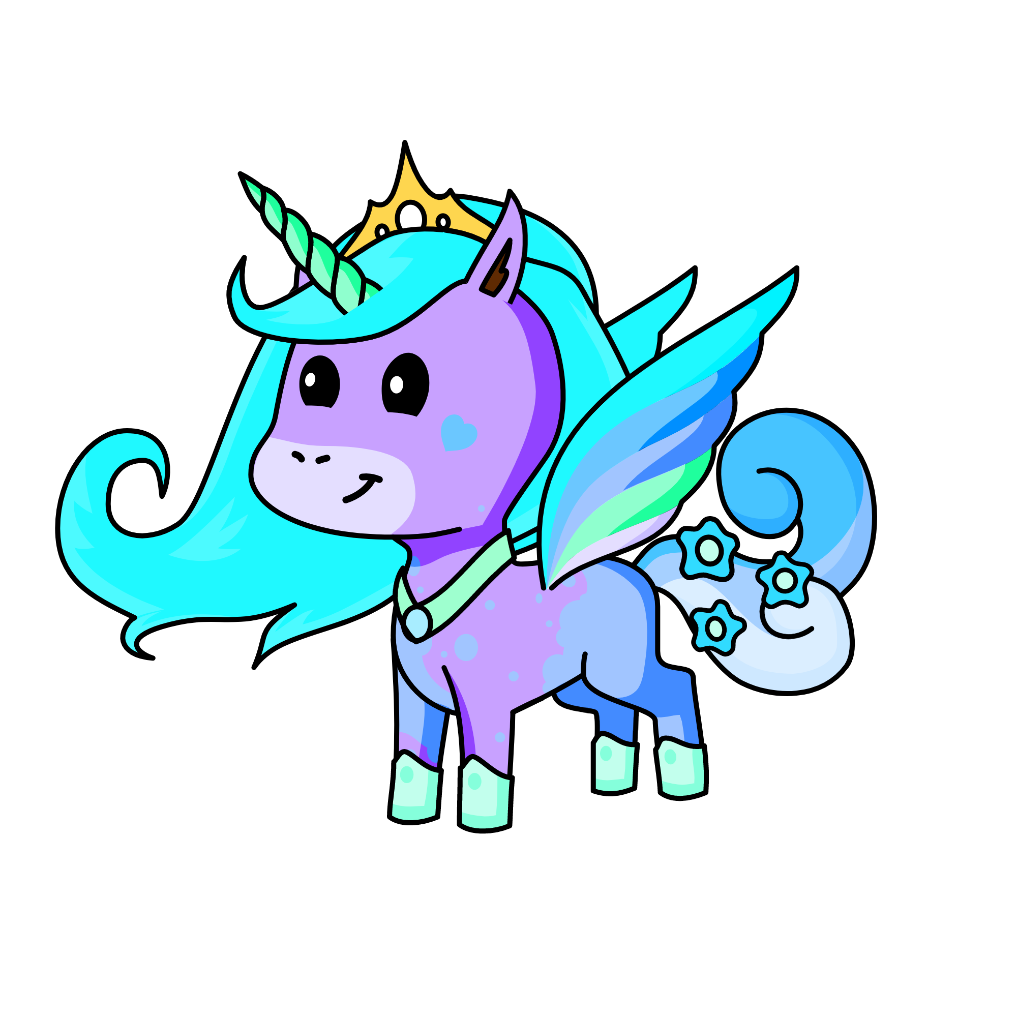 Queen of Ice, the unicorn