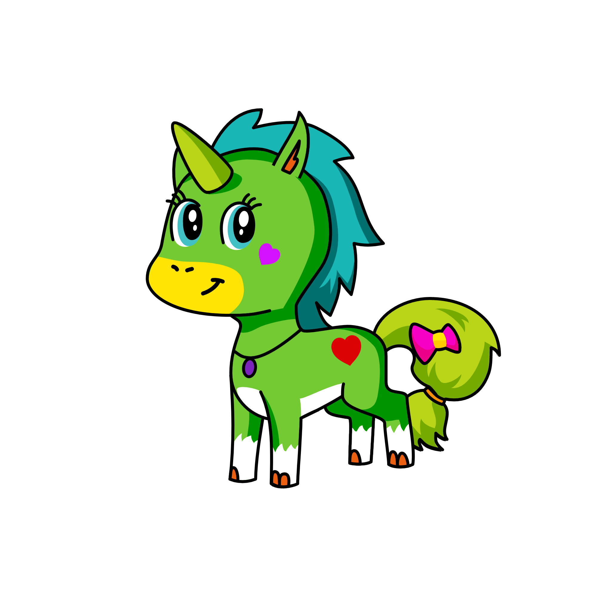 cut, the unicorn
