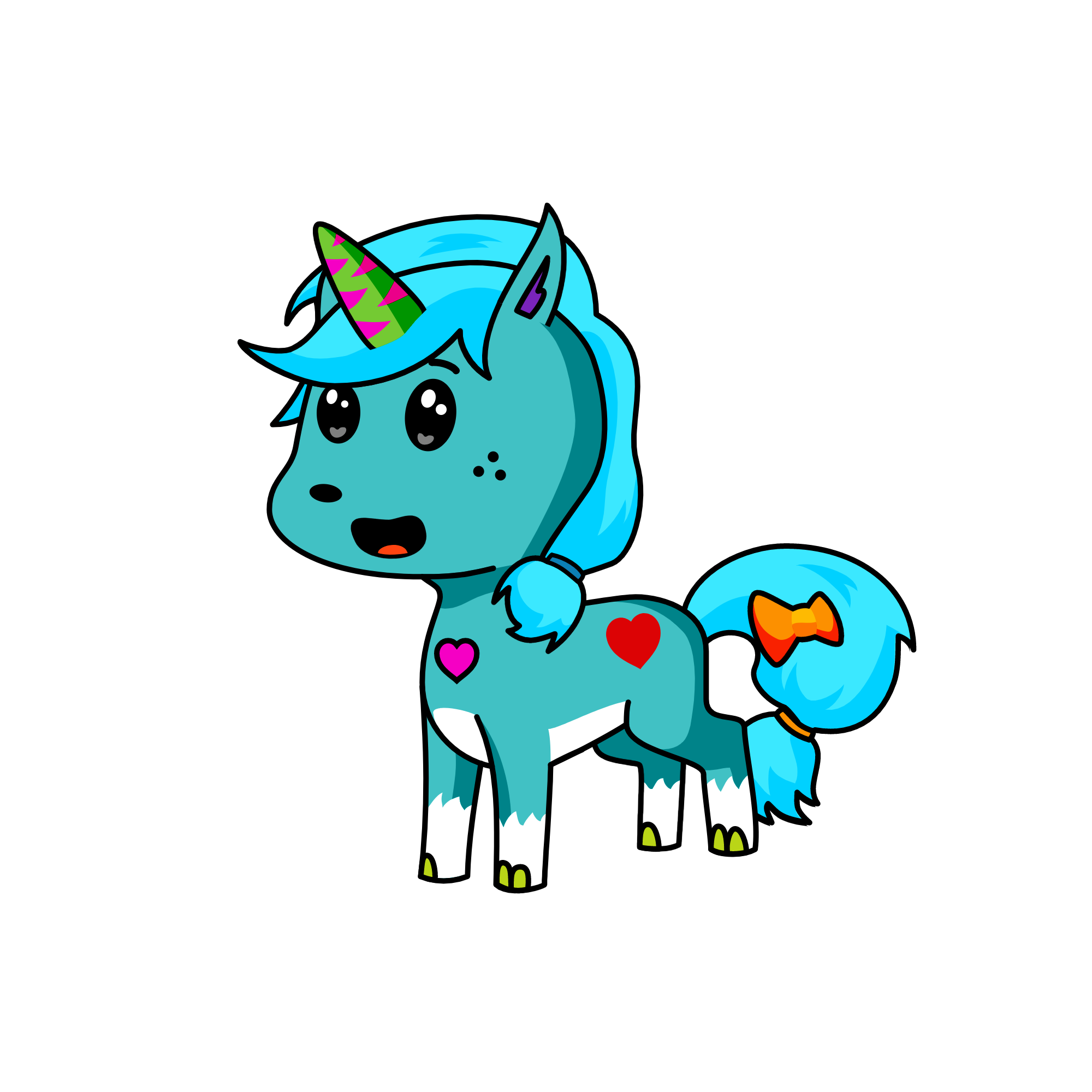 swirlycorn, the unicorn