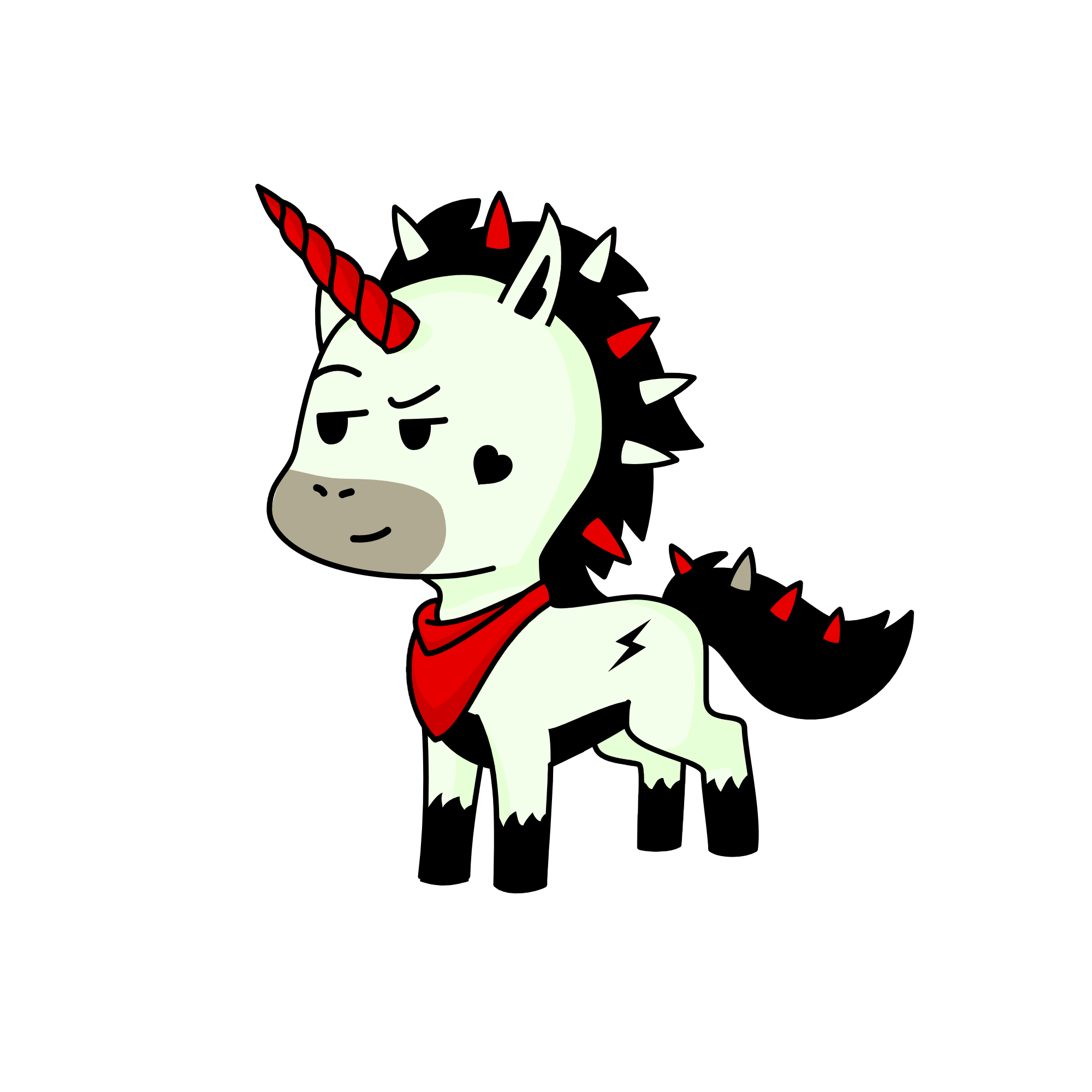 me being productive in class , the unicorn