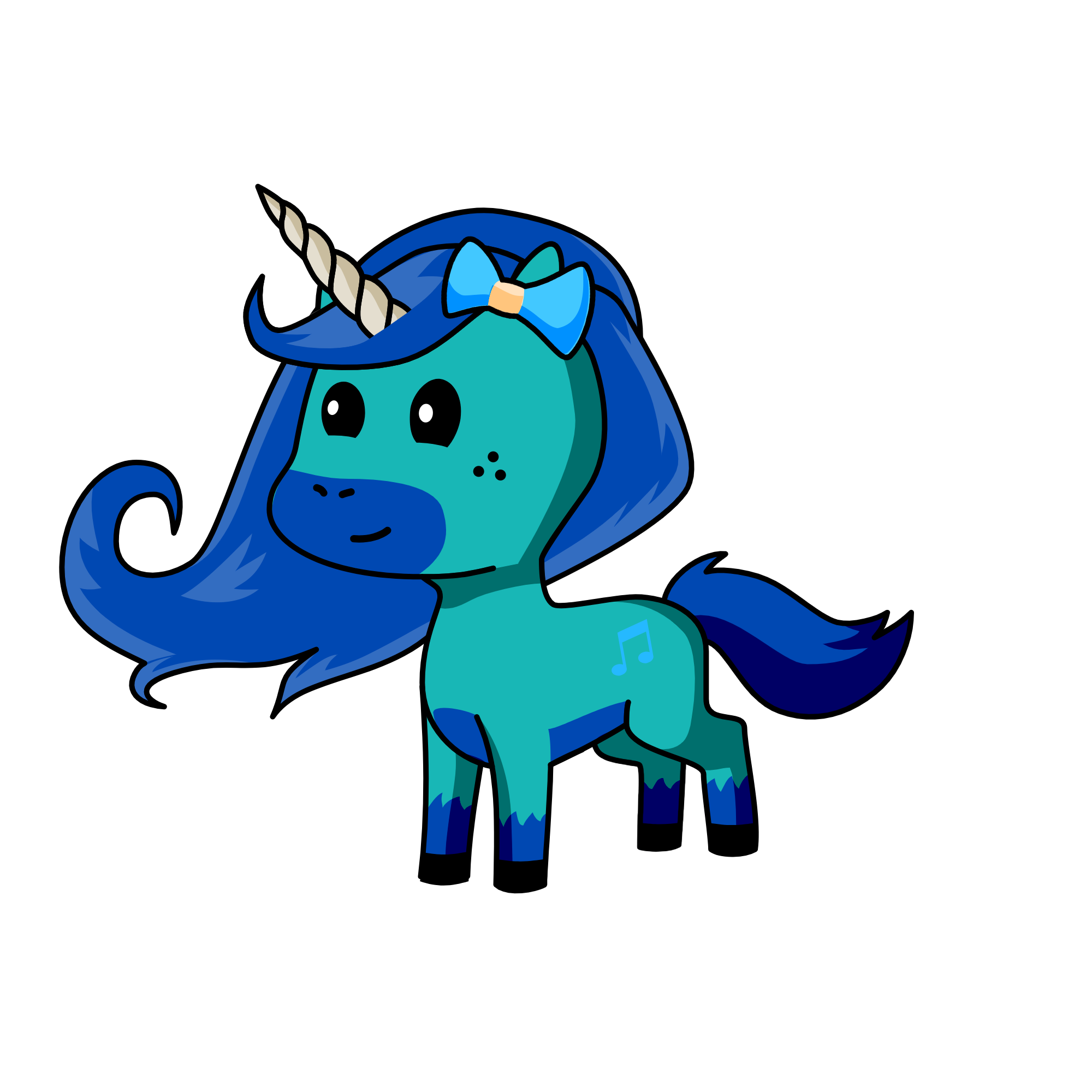 Oceanicorn, the unicorn