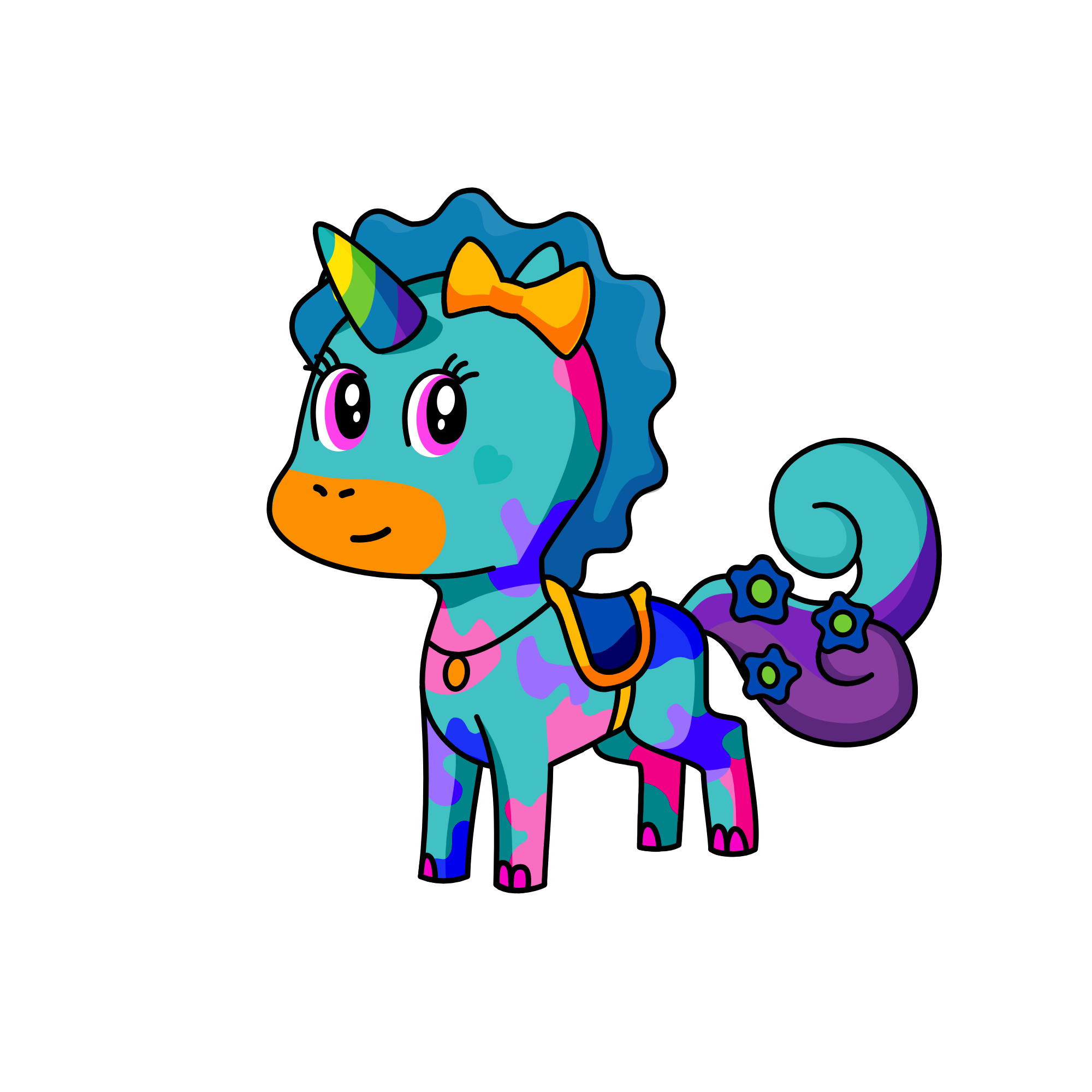 rainbow, the unicorn