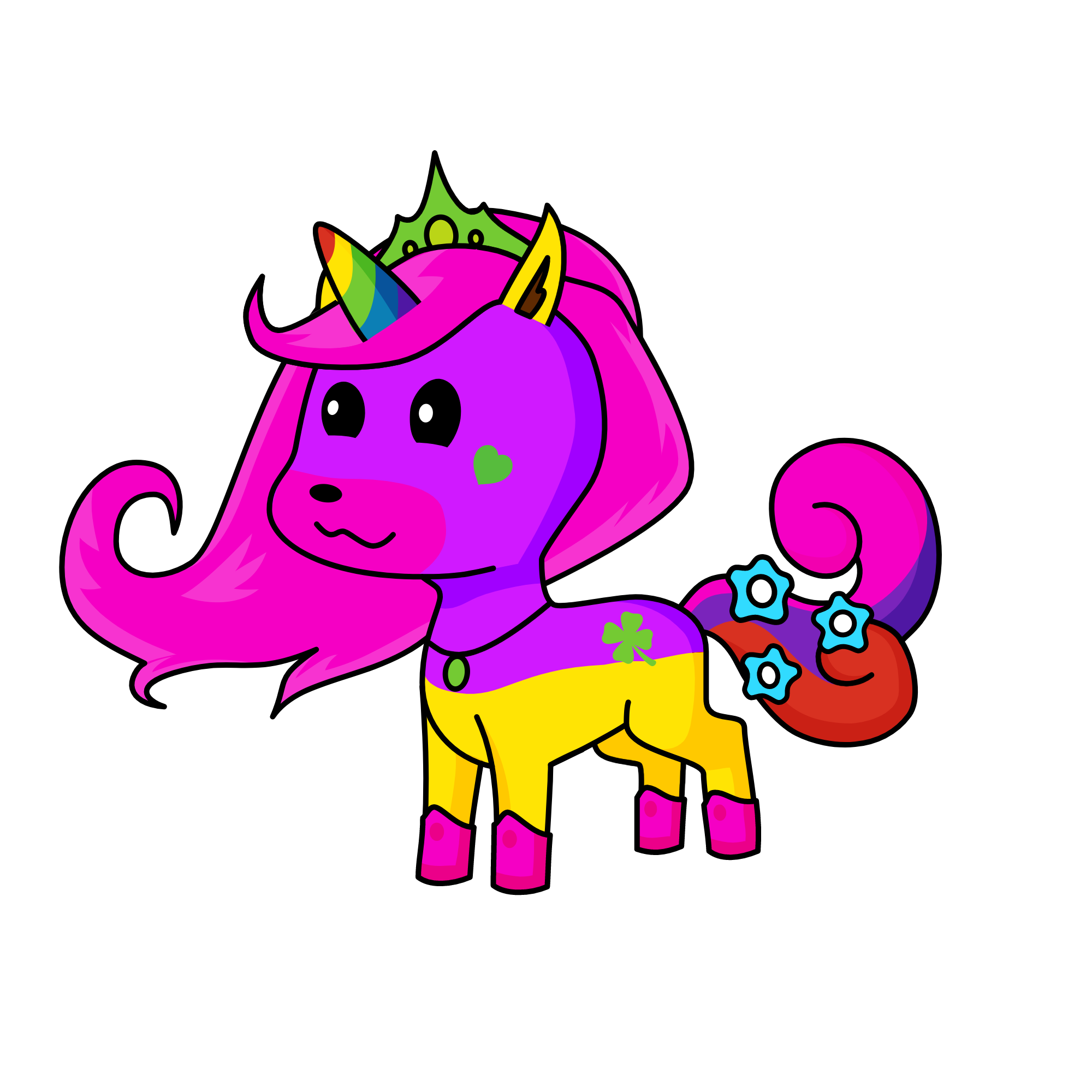 The Queen Of The Nature, the unicorn