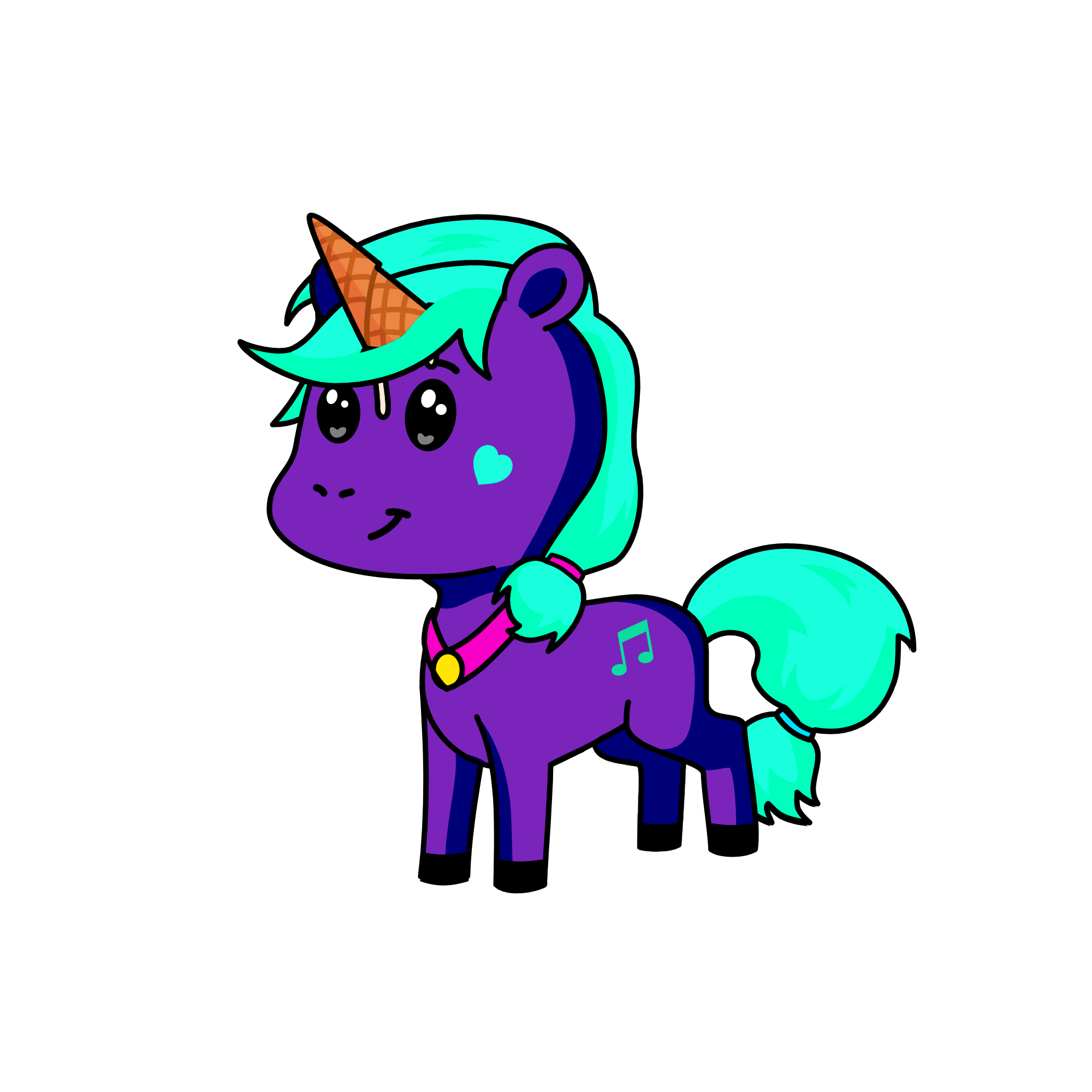 Creamy, the unicorn