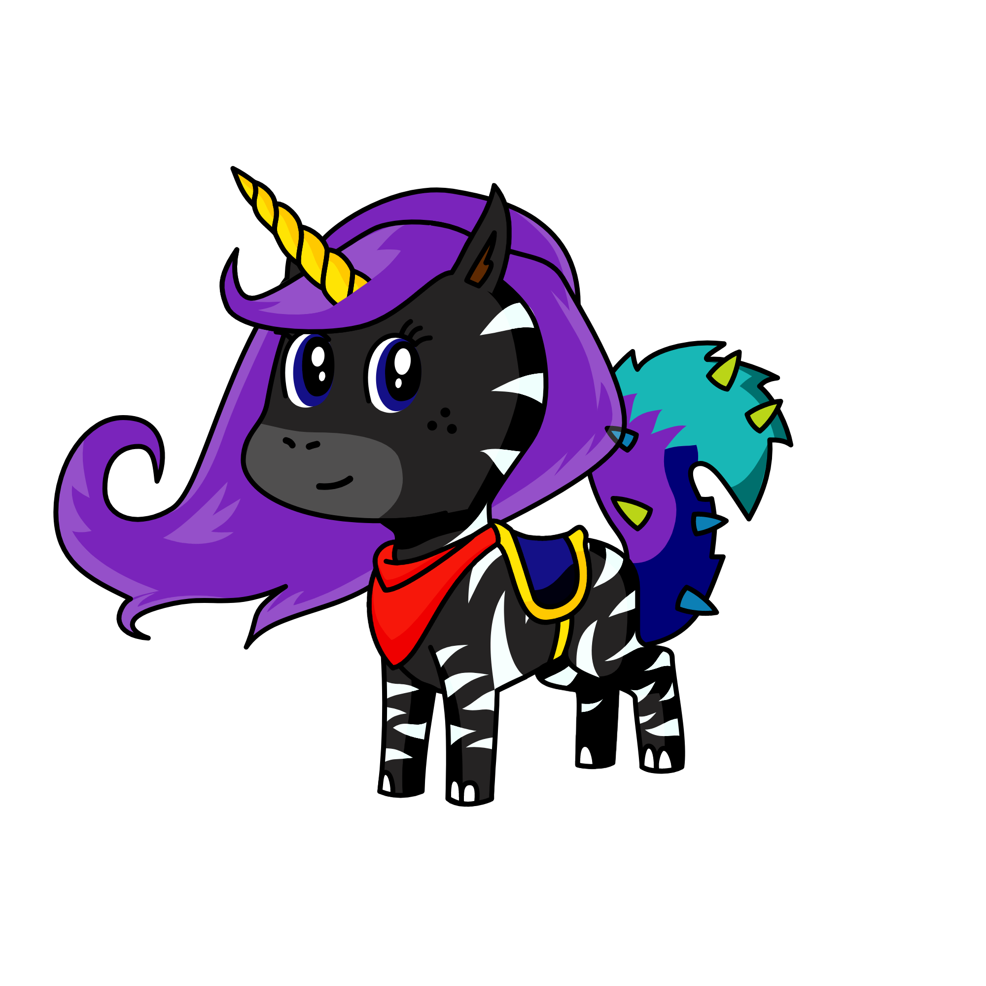 Nightstripe, the unicorn