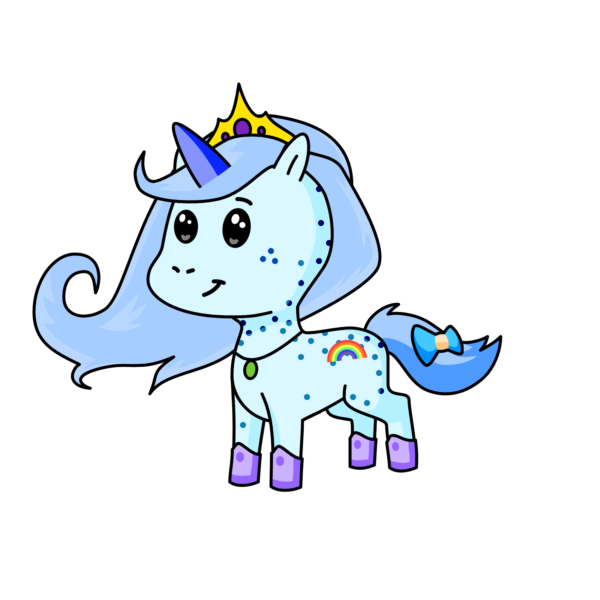 Princess Winter, the unicorn