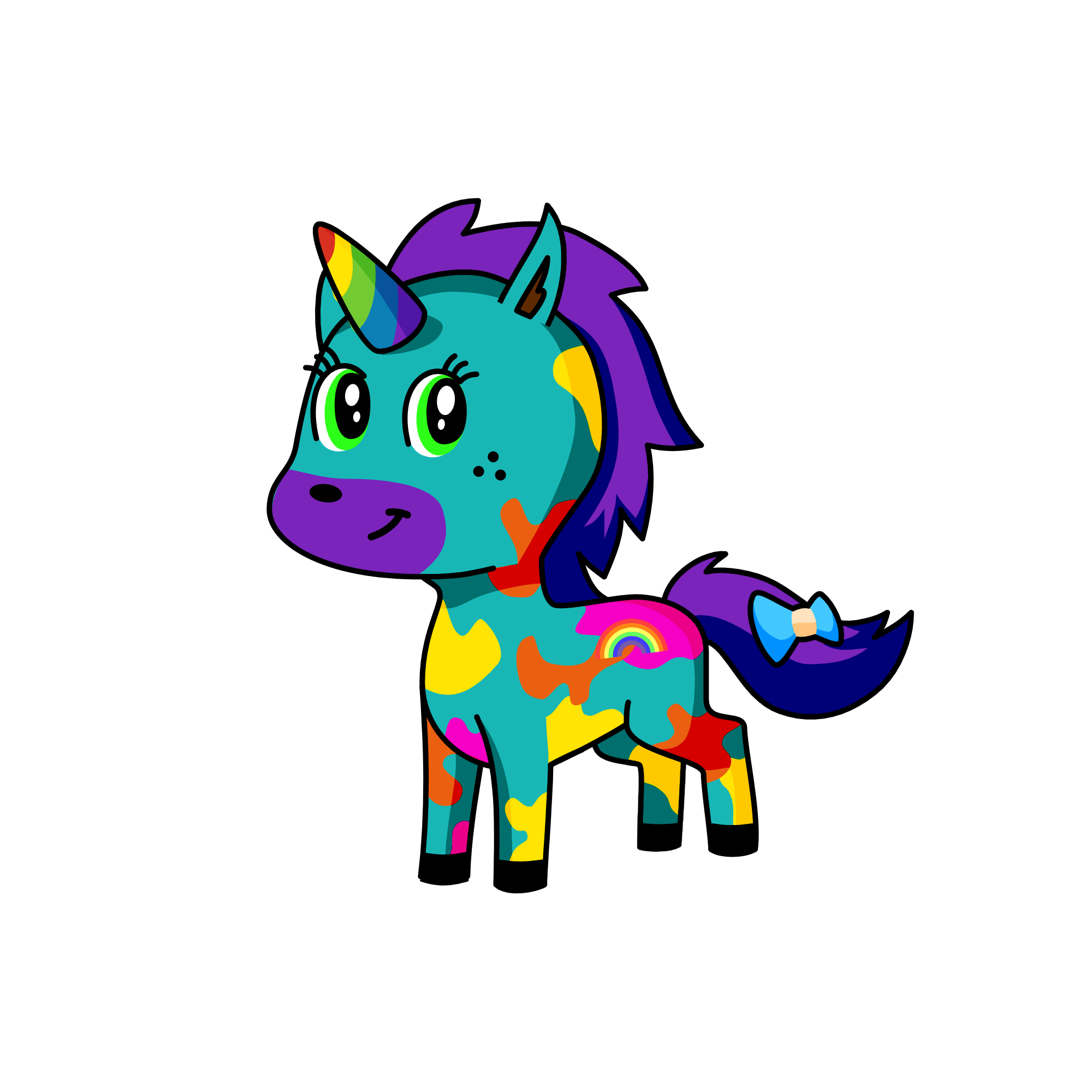 rainbow, the unicorn