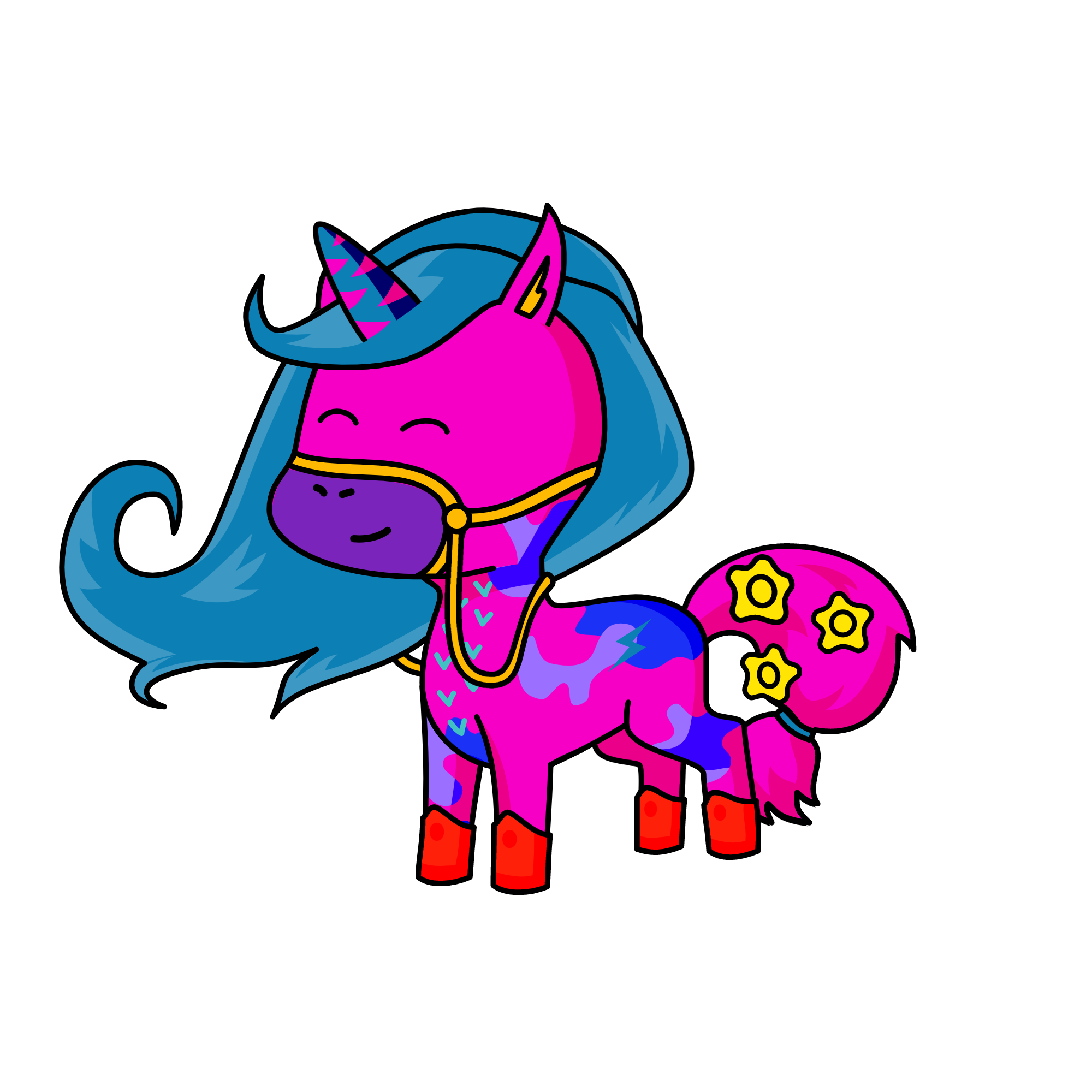 Celestia Kiss, the unicorn