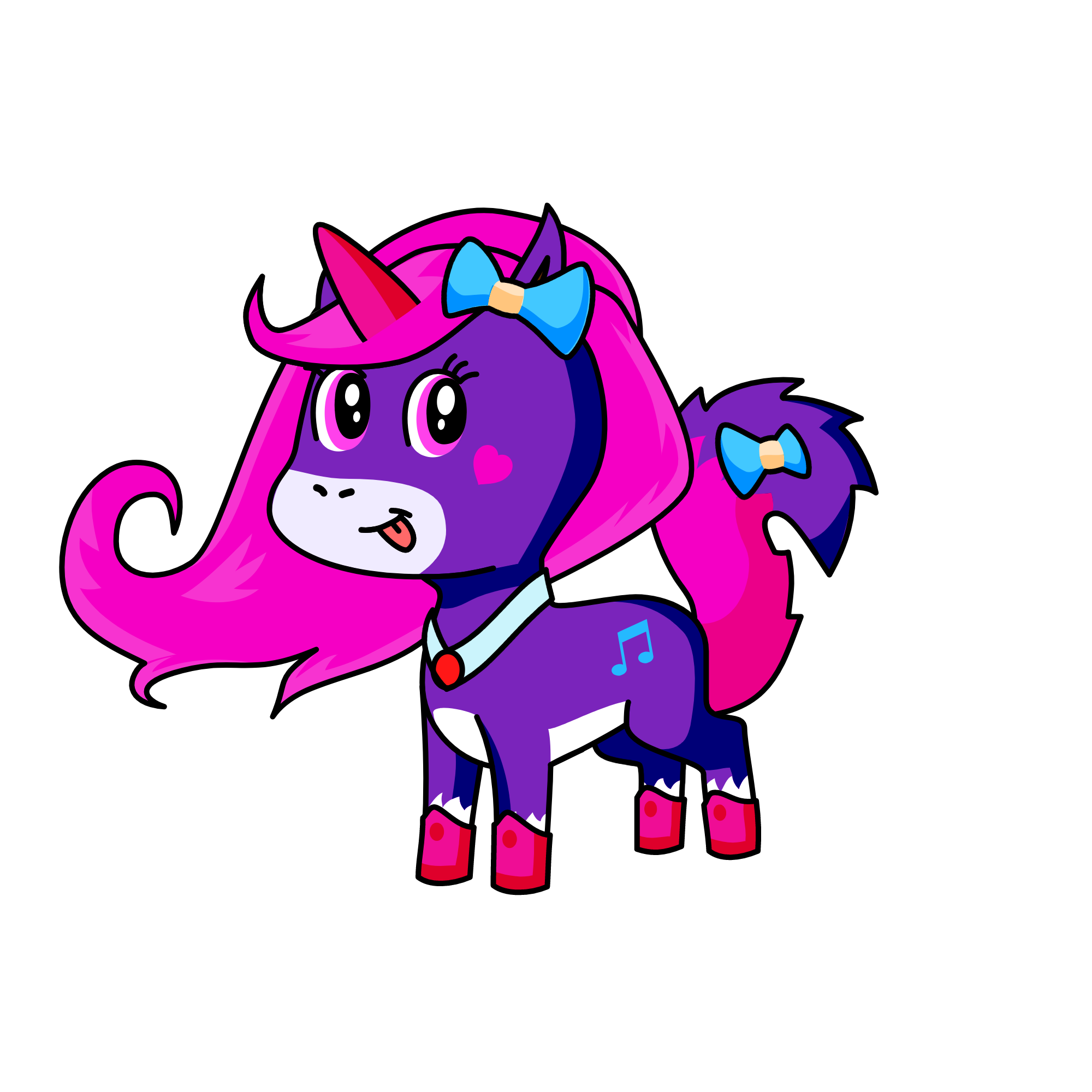 pretty unicorn loves you so much, the unicorn