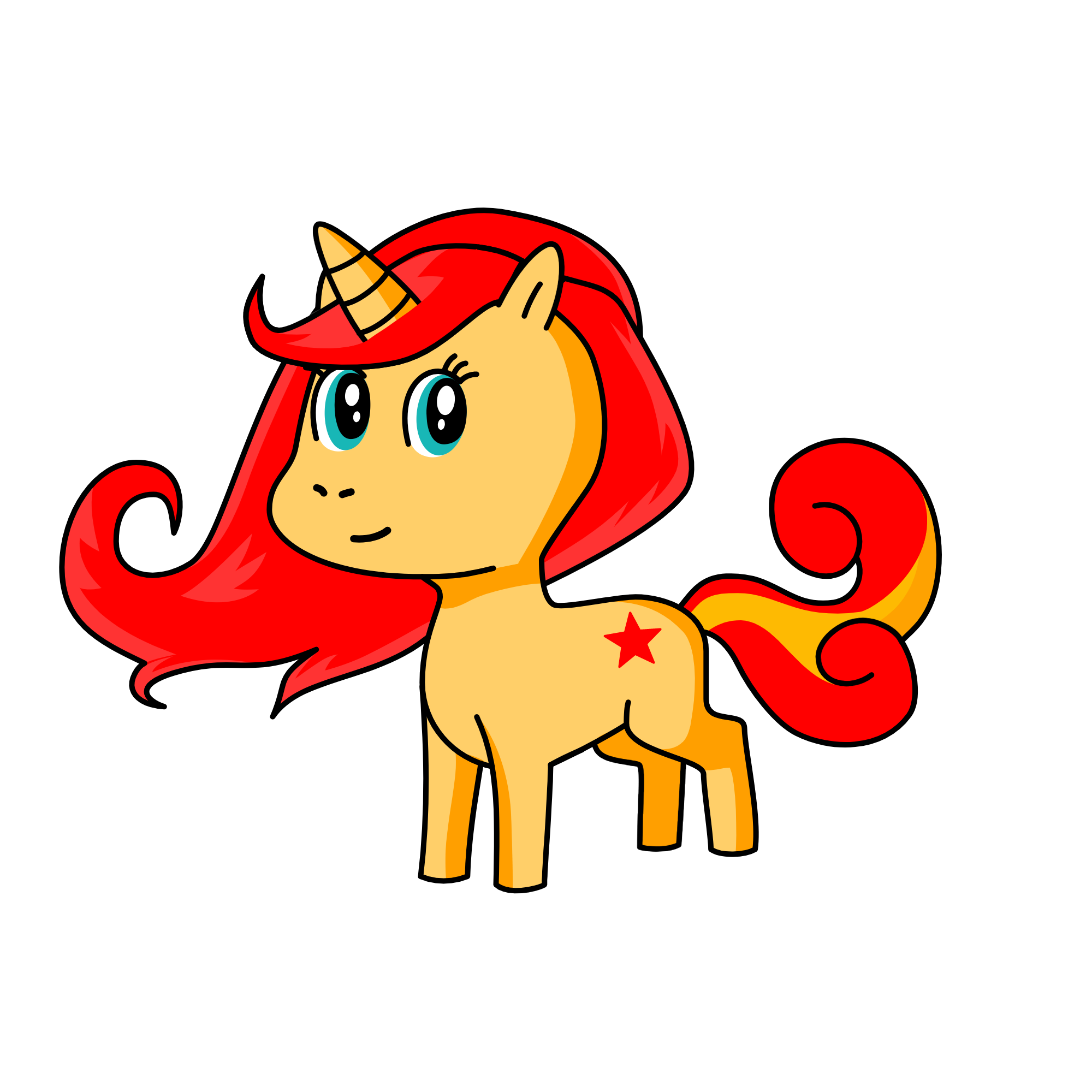 sunset shimmer, the unicorn