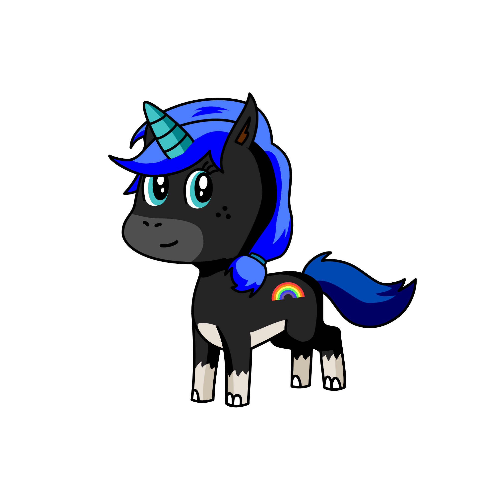 blacky , the unicorn