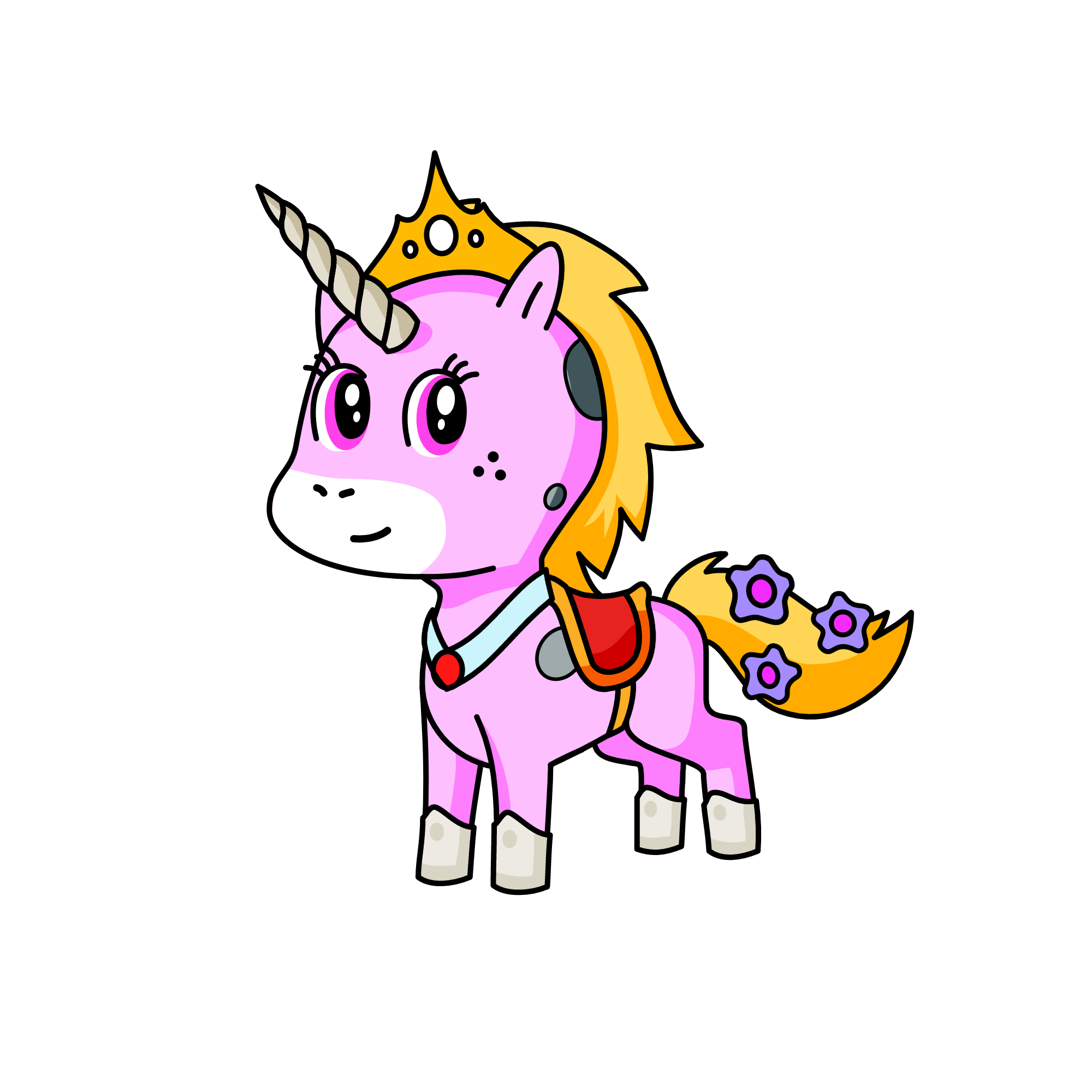 my love just like soft cotton feel, the unicorn