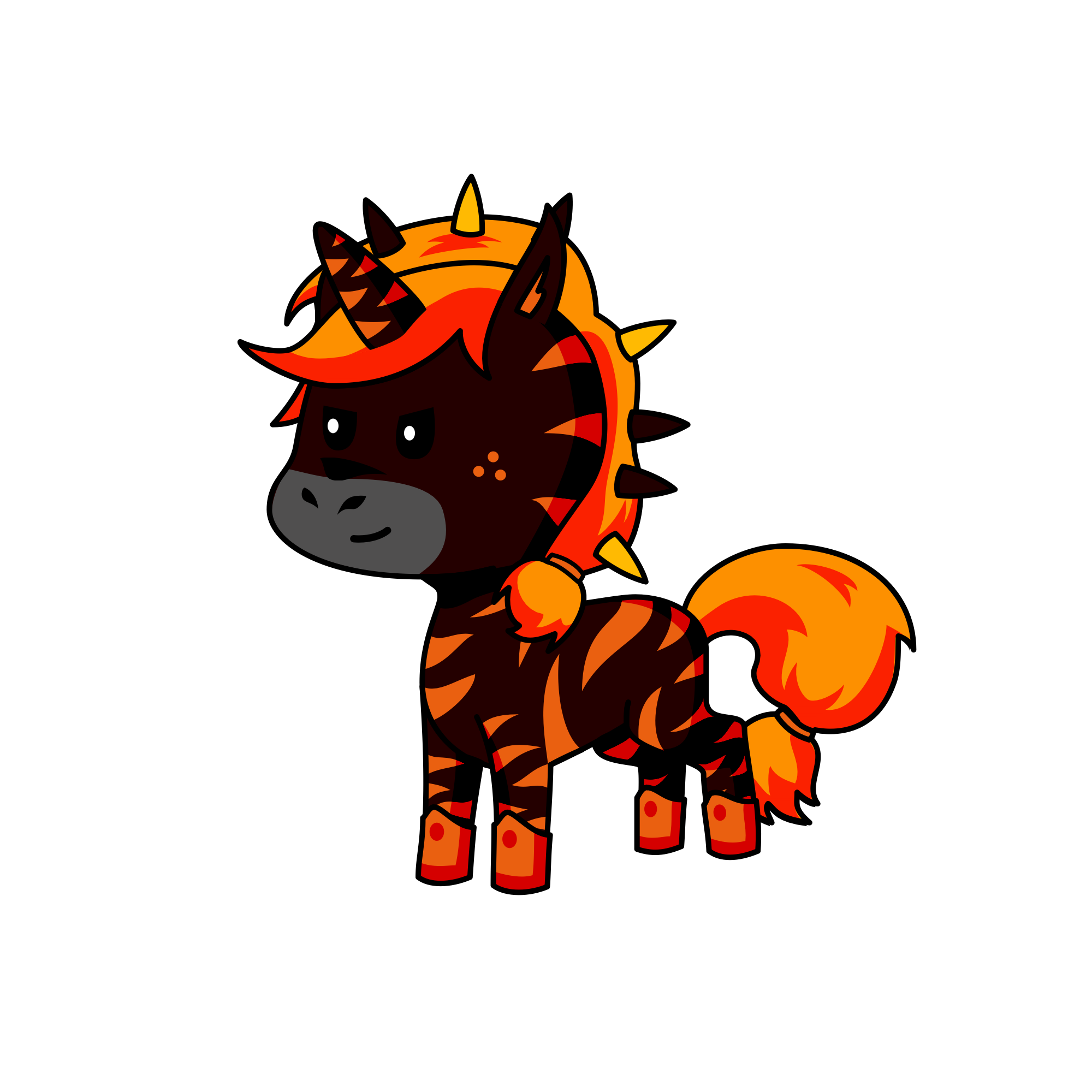 Midnight, the unicorn