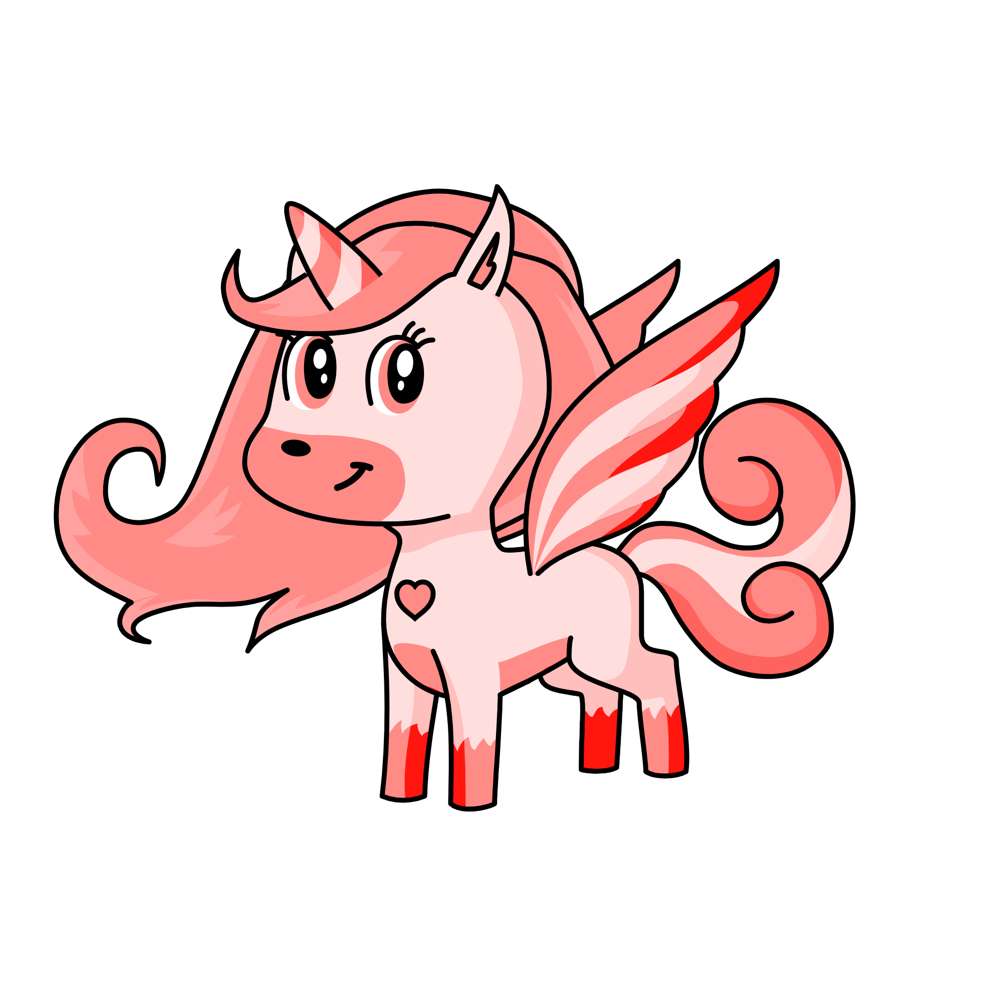 raspberry , the unicorn