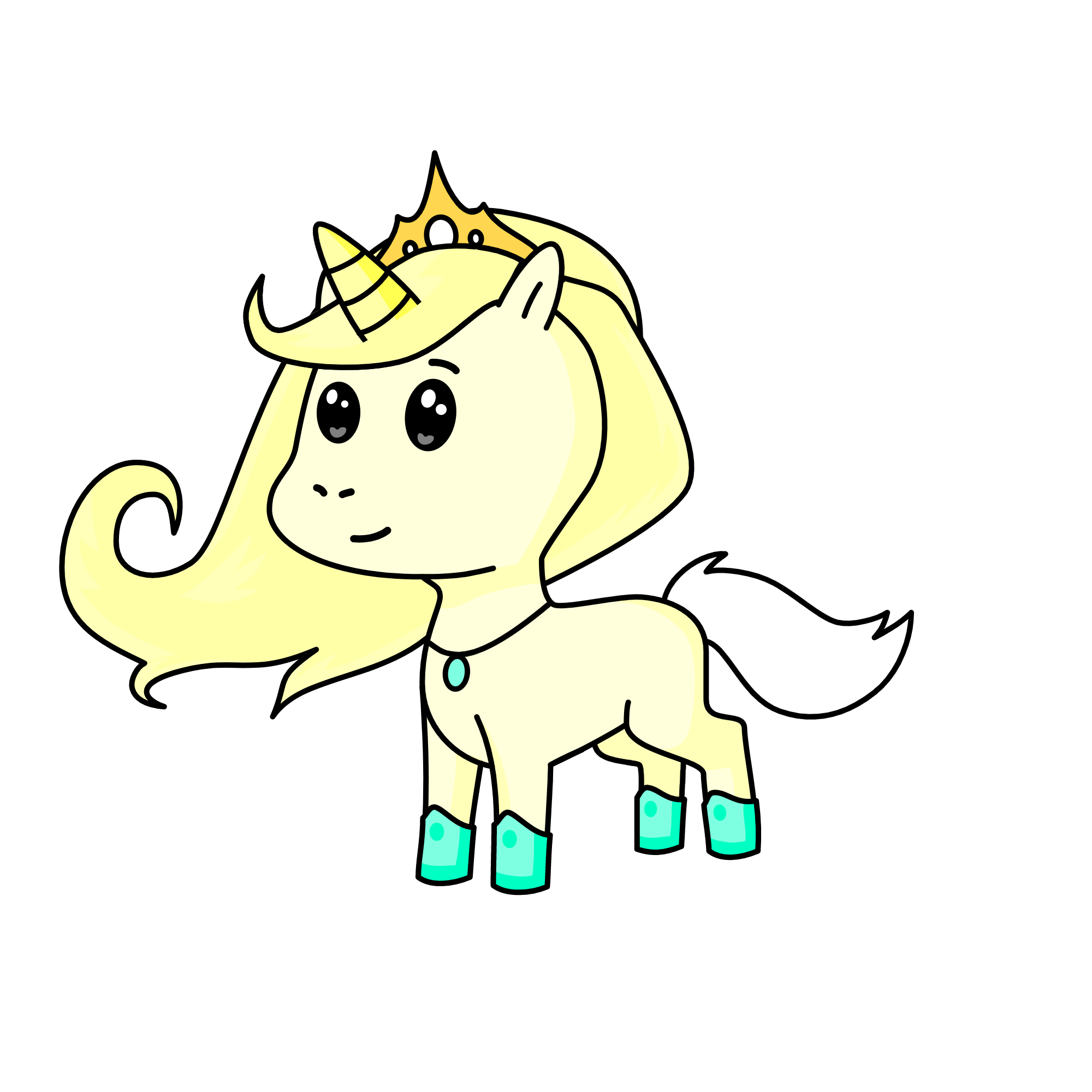 Elsa but the Unicorn, the unicorn