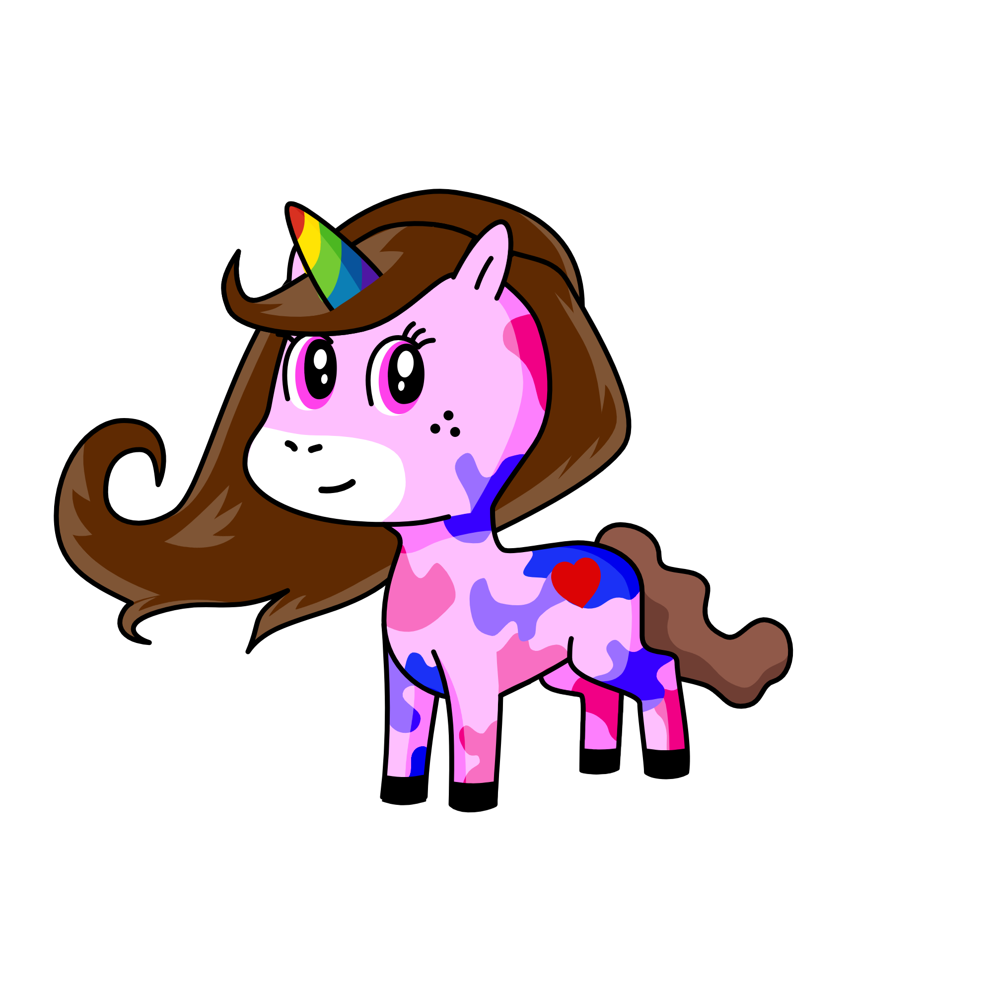 Candy, the unicorn
