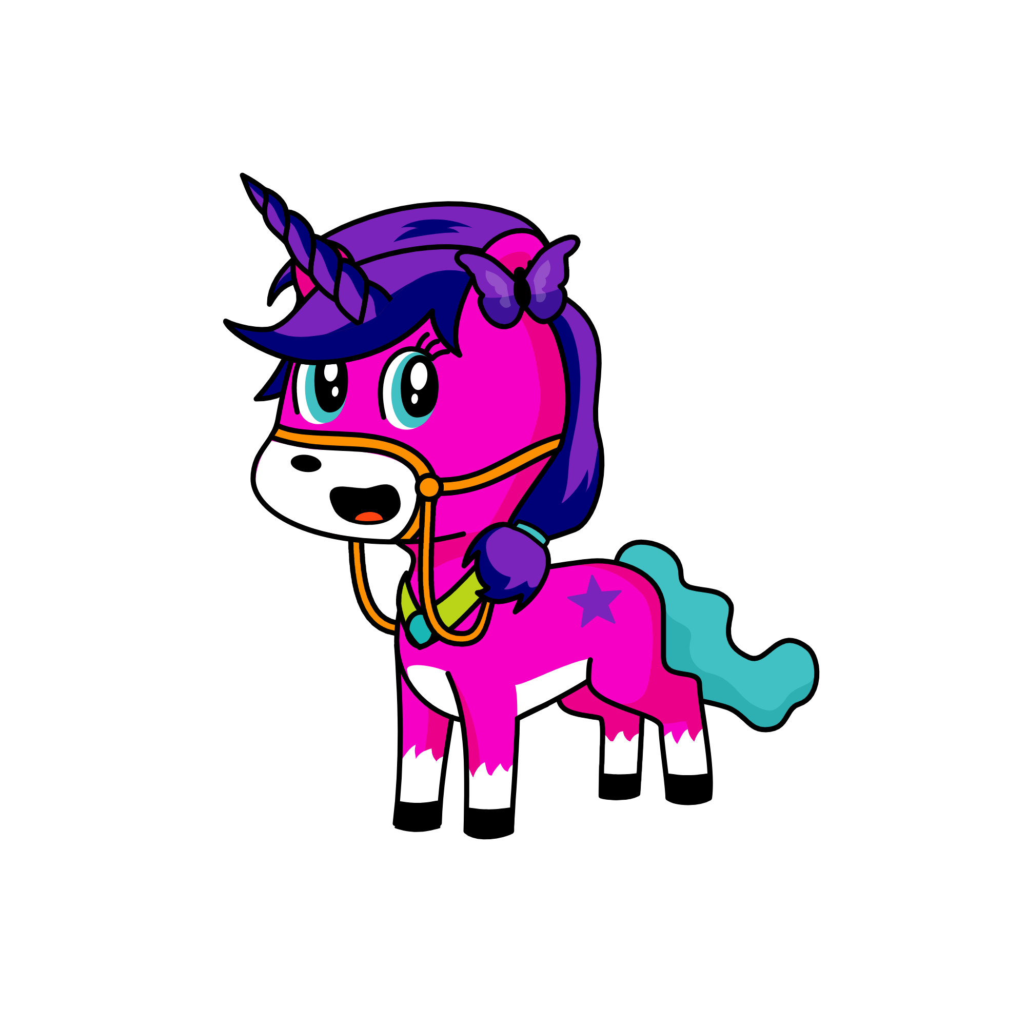 Candy, the unicorn