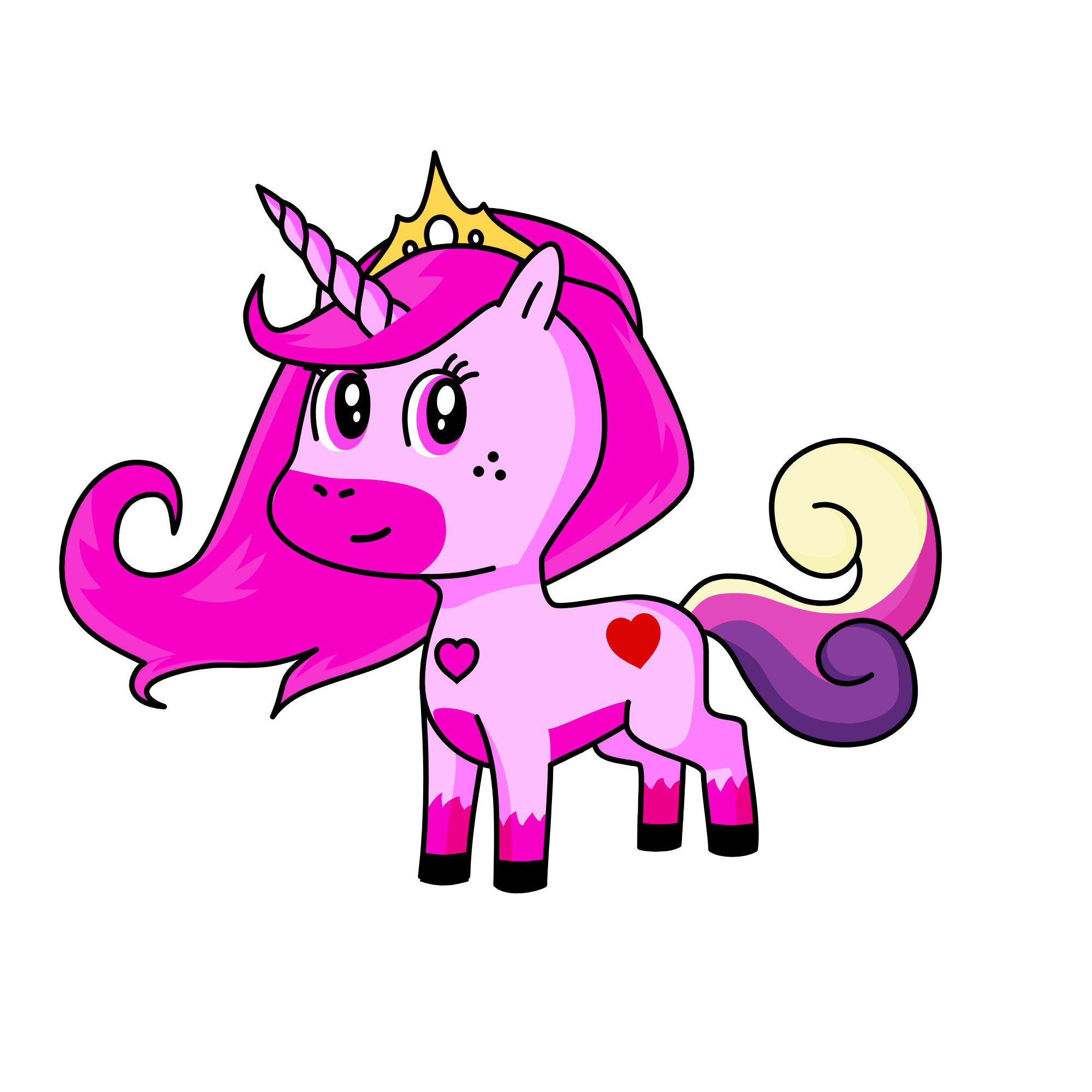 Pincy, the unicorn