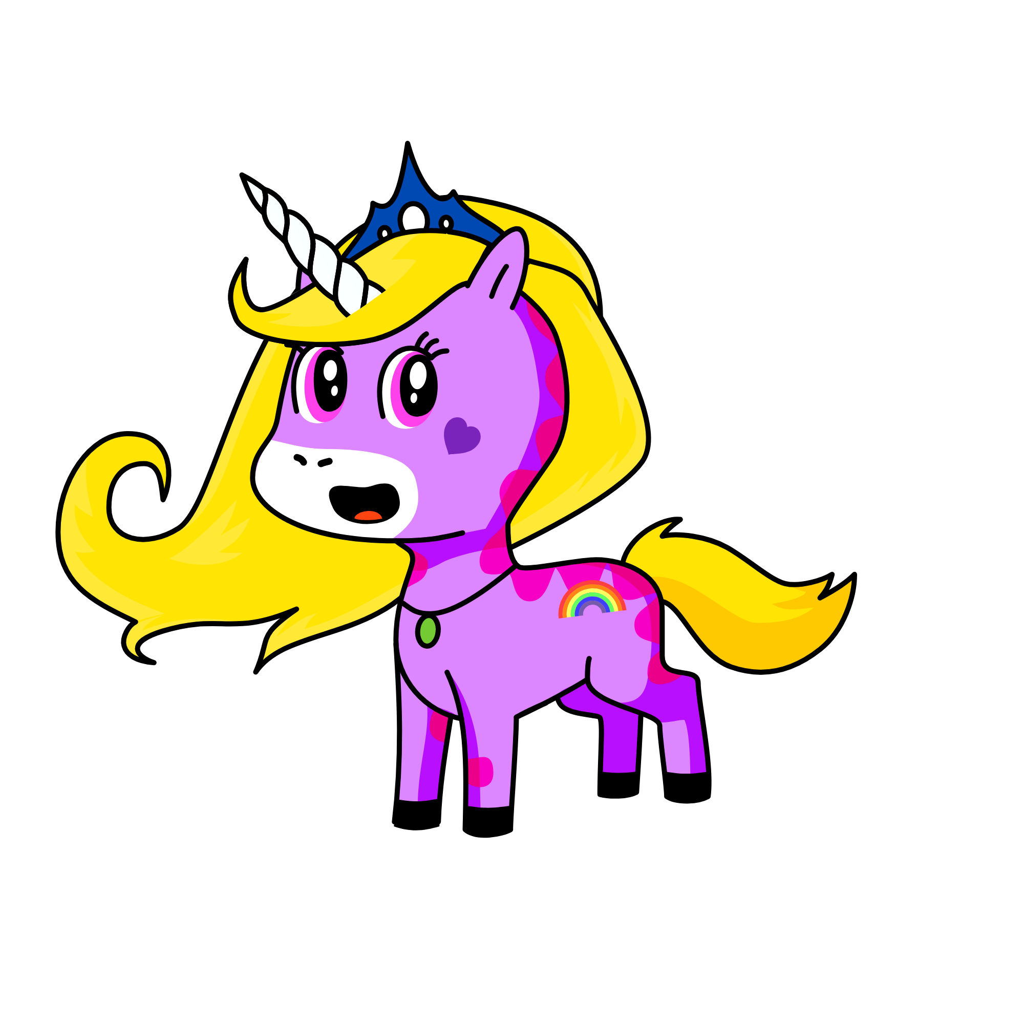 The Unicorn Princess, the unicorn