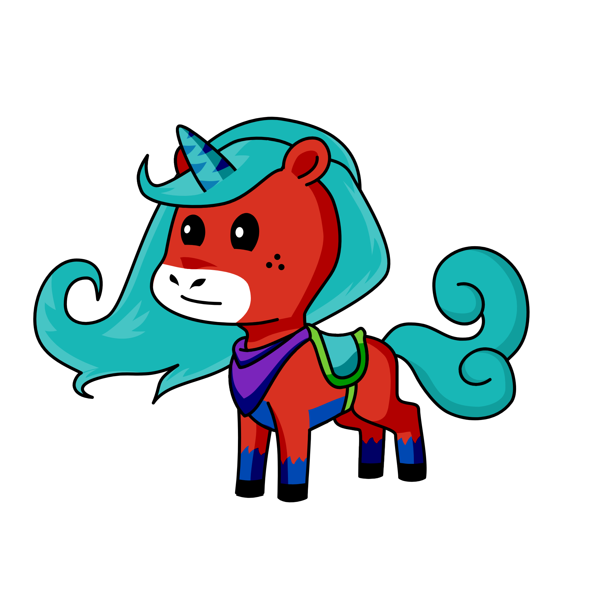Colours, the unicorn