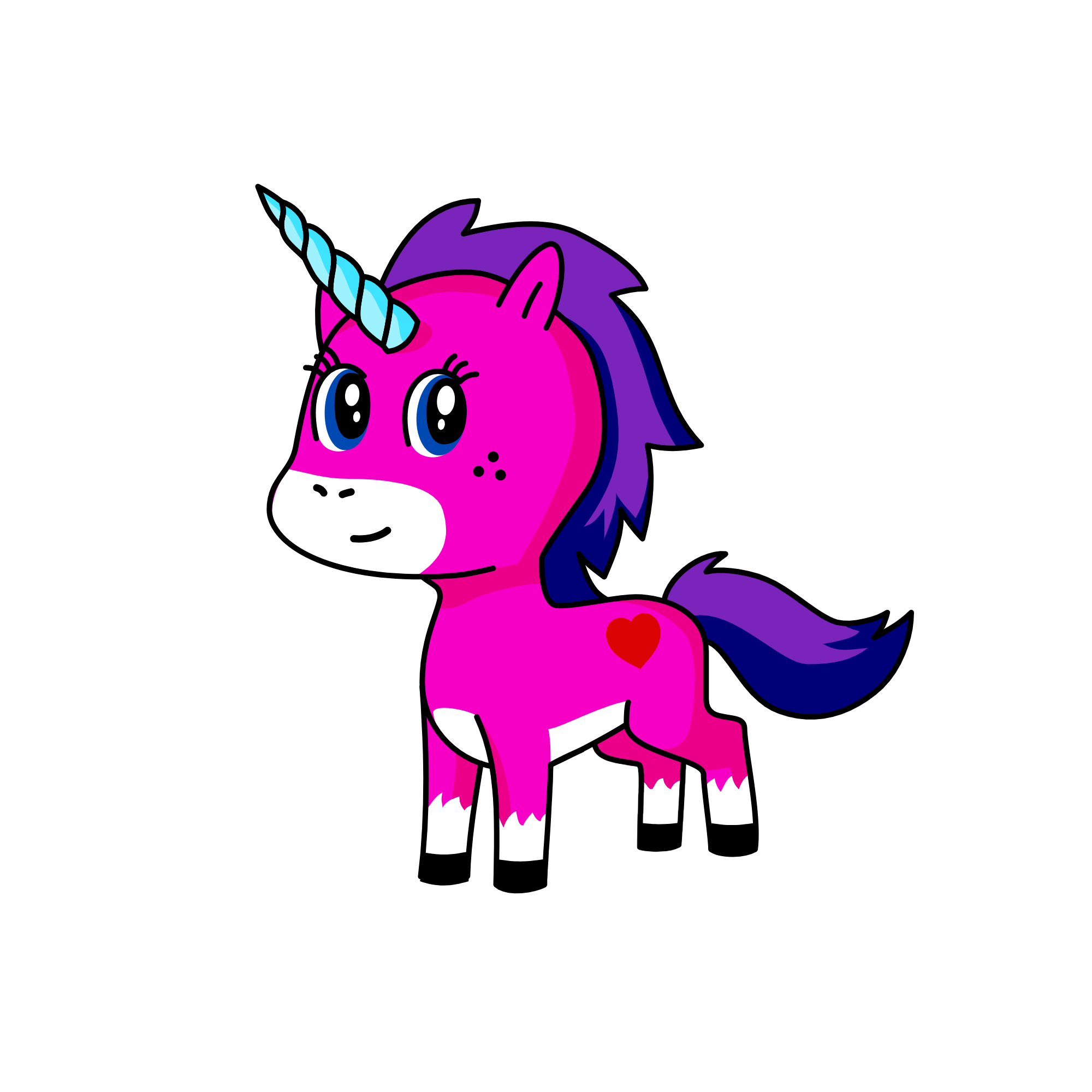 Fruty, the unicorn