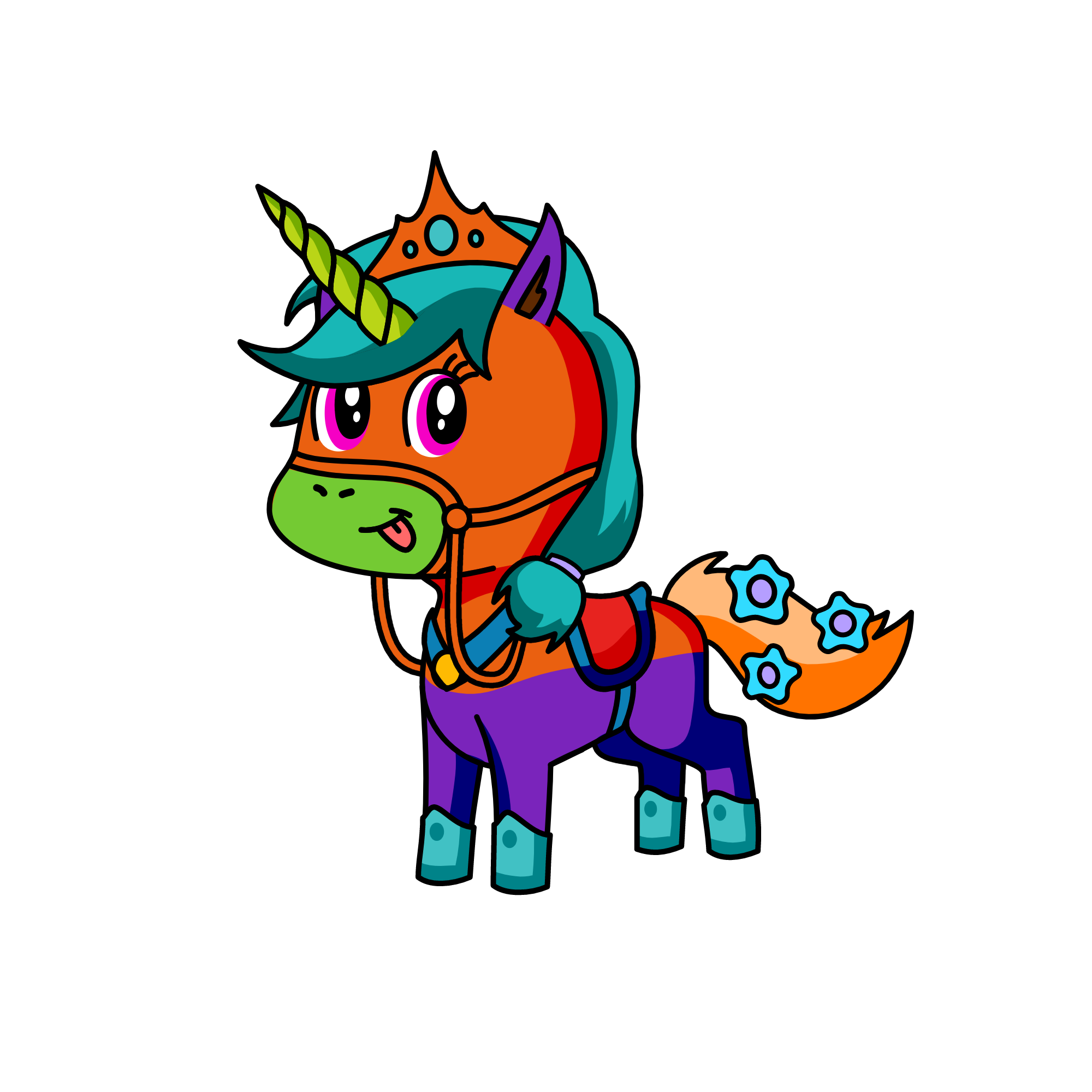 CD 💿 , the unicorn